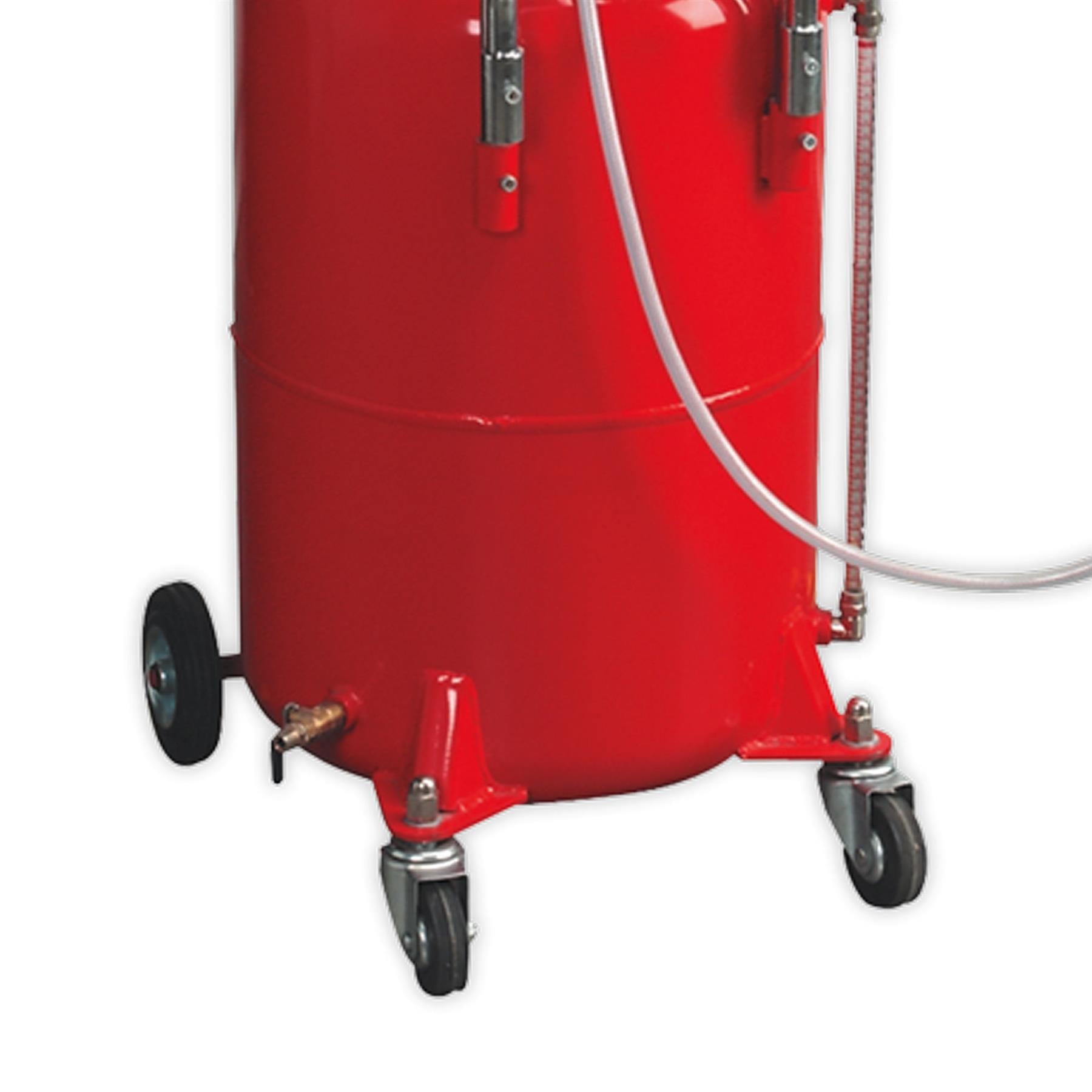 Sealey Mobile Parts Cleaning Tank Air Operated with Reservoir