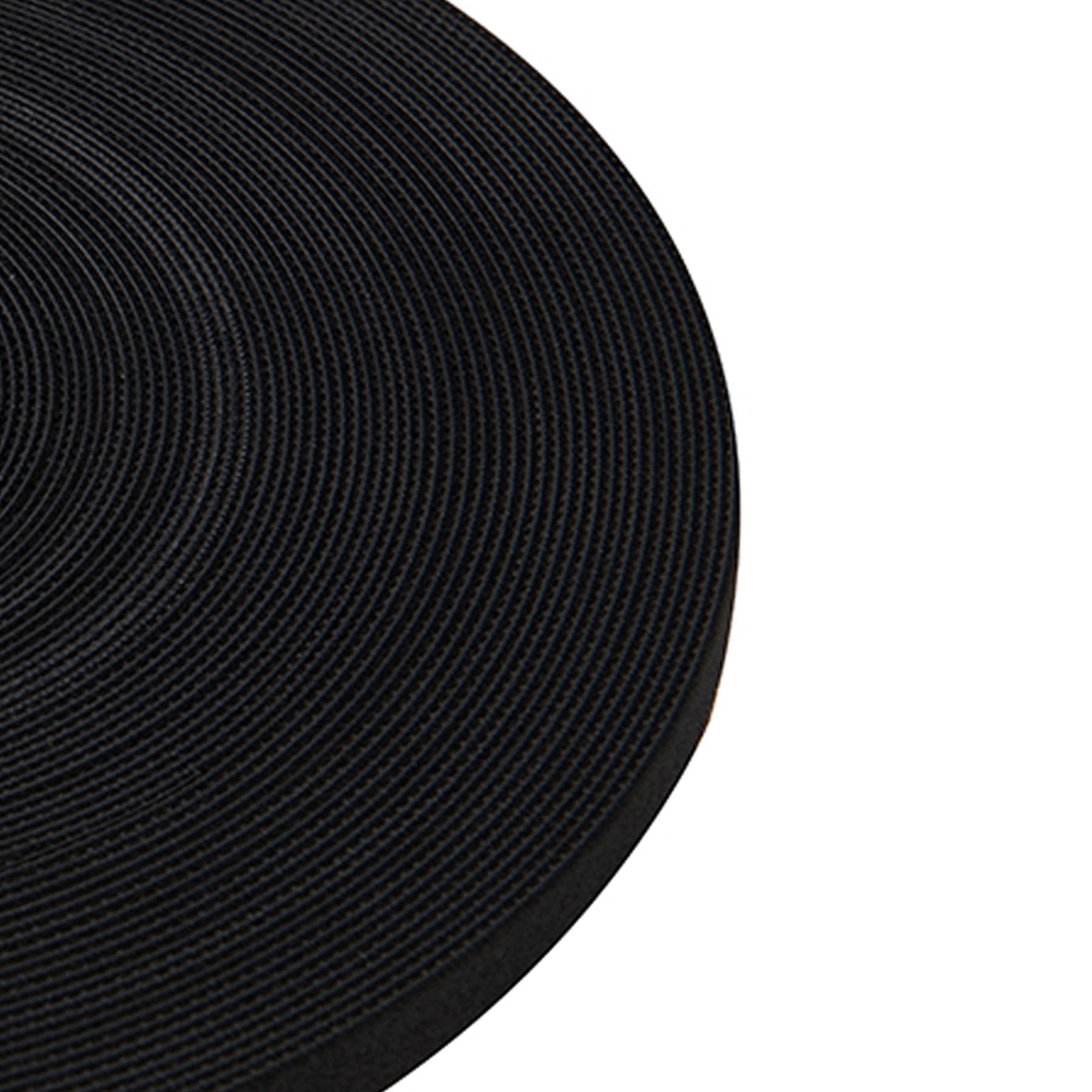 Self-Wrap Hook & Loop Tape Black - 13mm X 25M Reusable & Flexible Self-Gripping