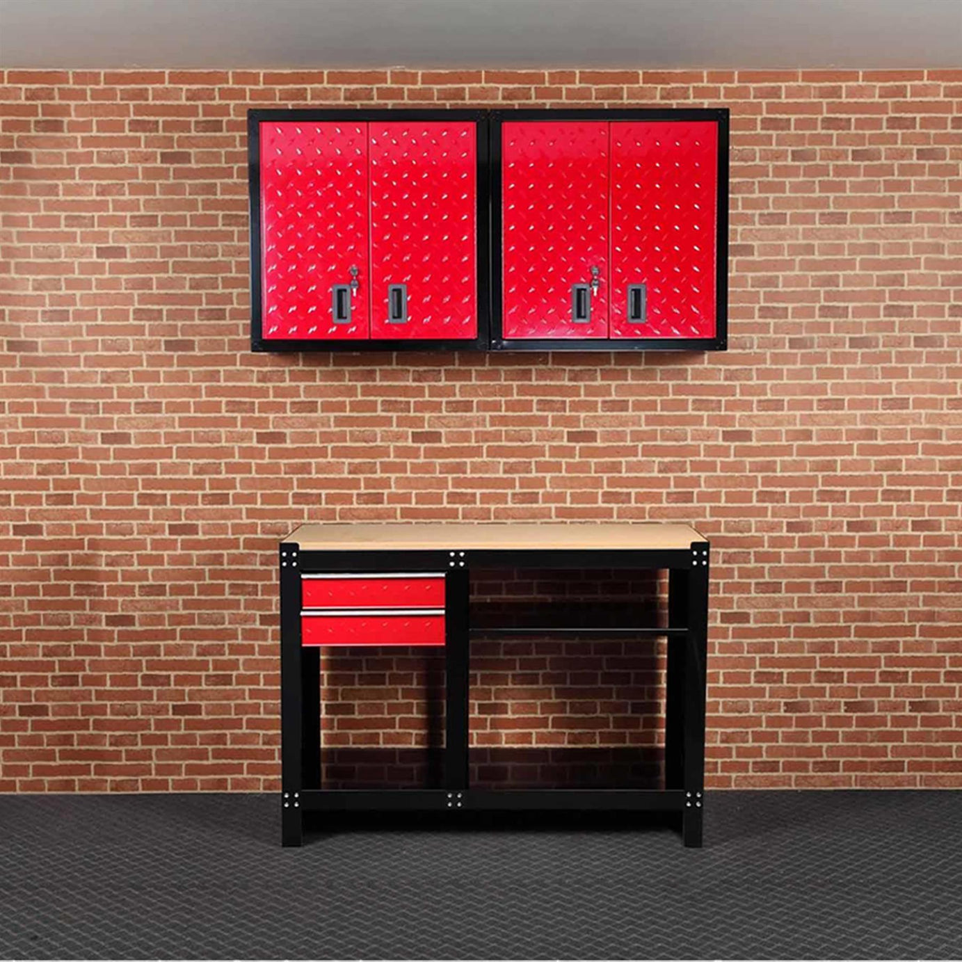 Hilka 3 Piece Garage Storage Solution