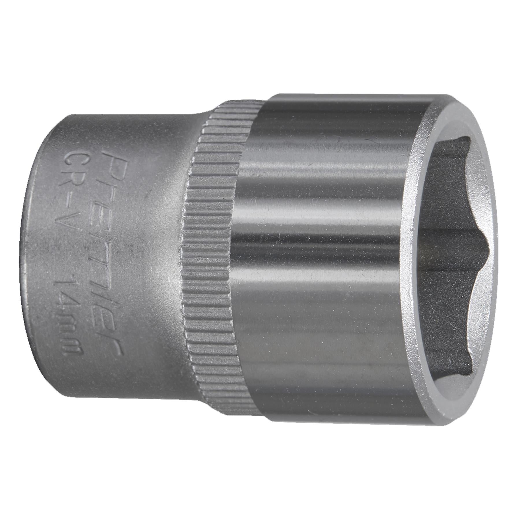 Sealey WallDrive Socket 14mm 1/4"Sq Drive Chrome Vanadium steel
