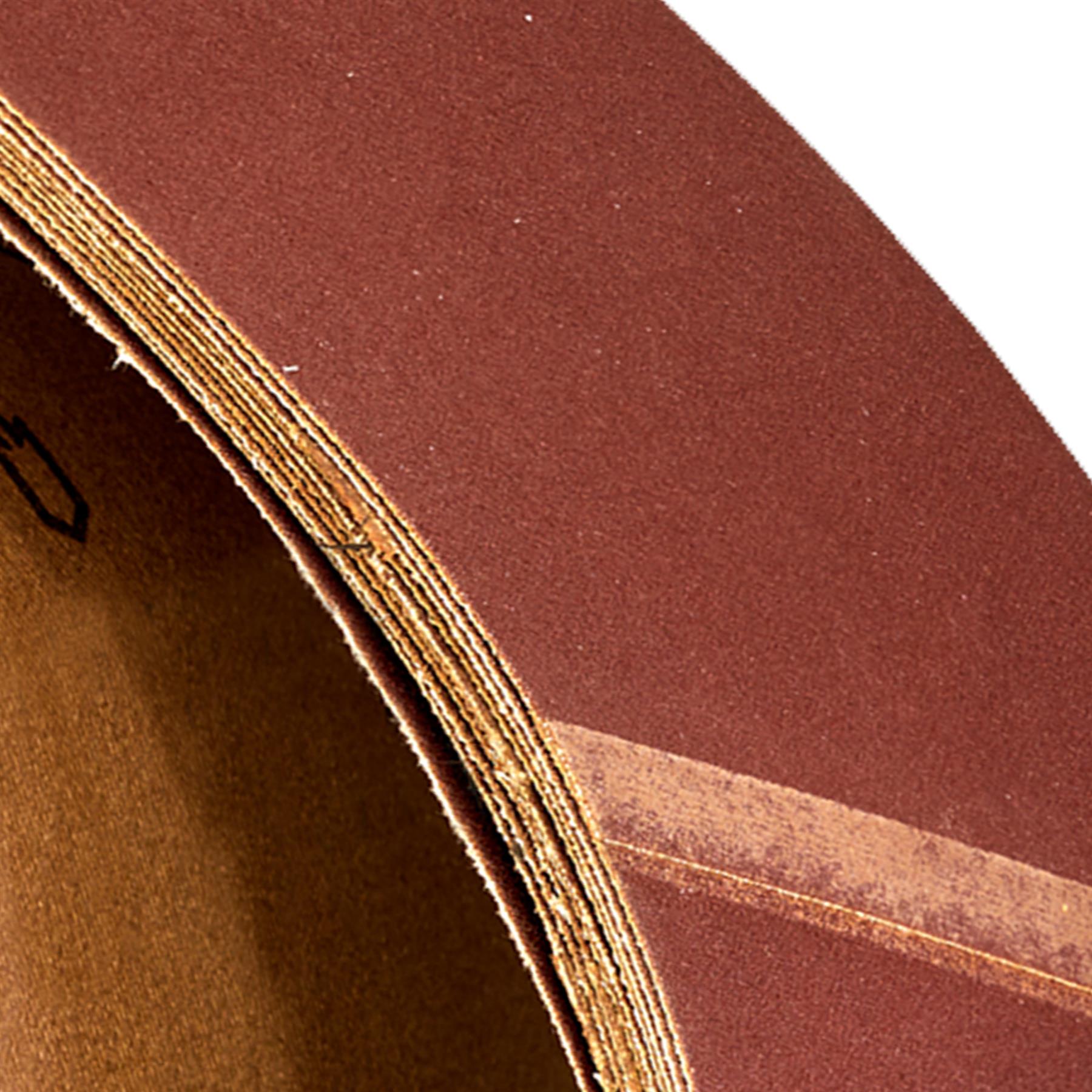 Sanding Belt 100 x 620mm 120Grit - Pack of 10.Aluminium oxide resin bonded Sealey