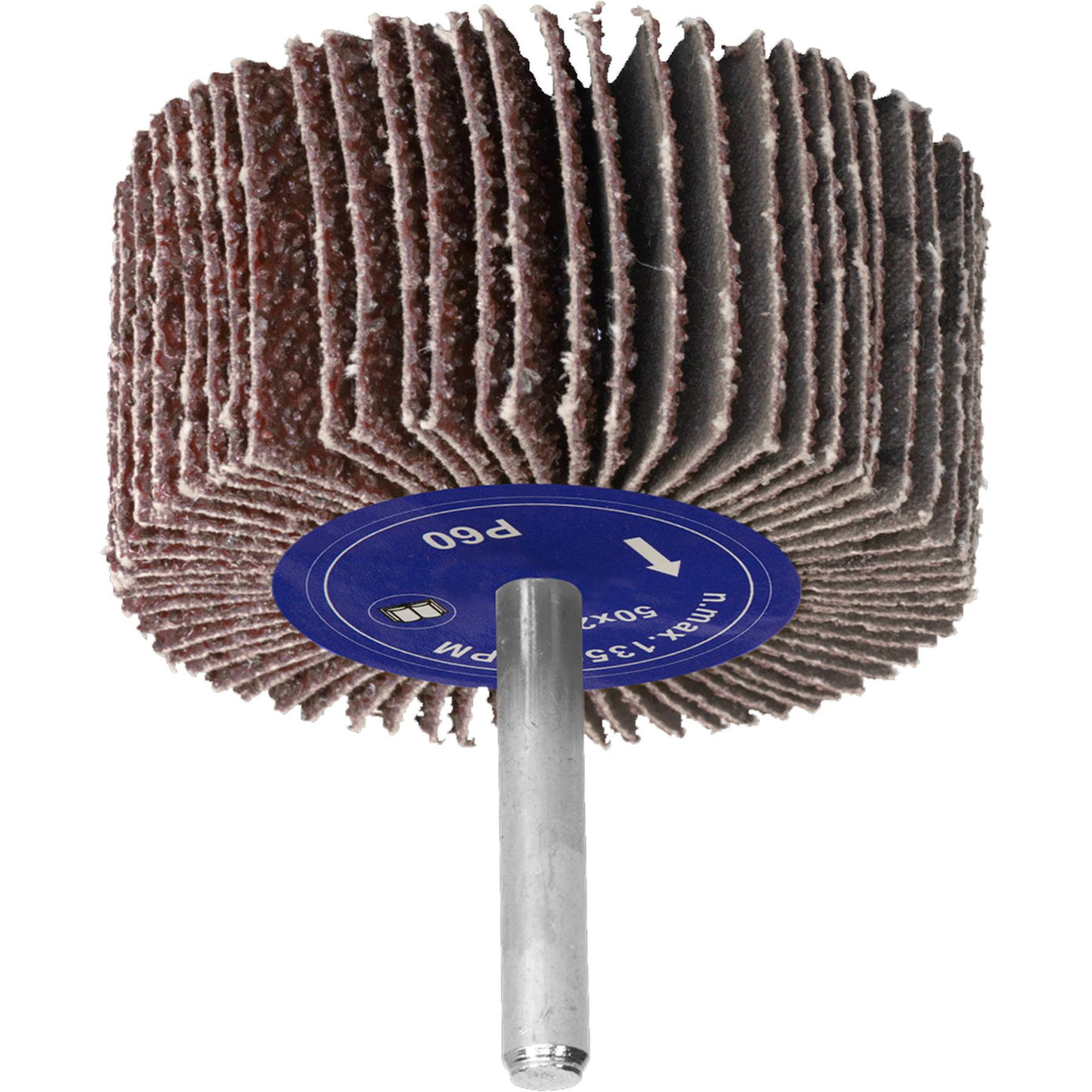 Sealey Flap Wheel 50 x 25mm 60Grit 6mm Shaft