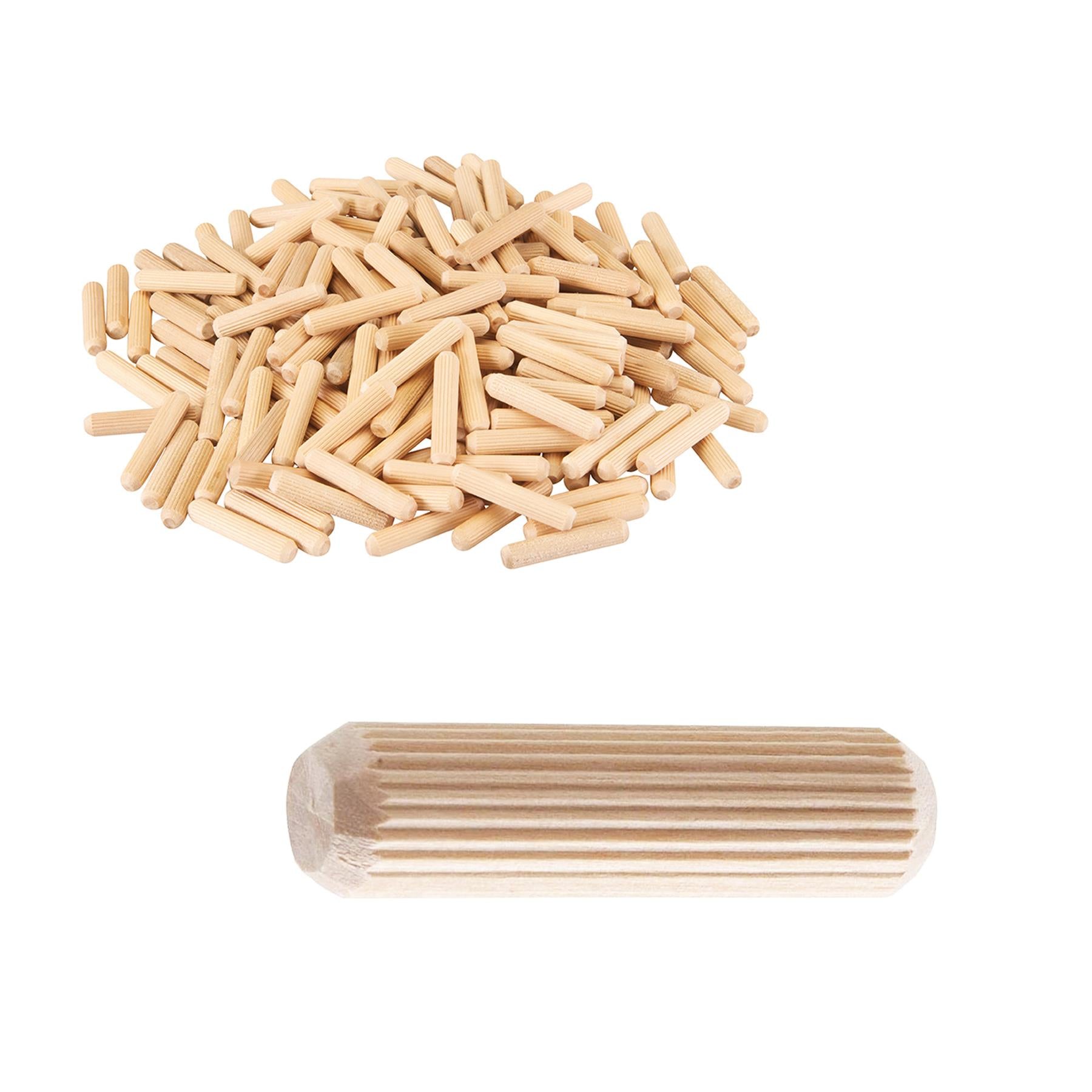 200Pk Dowel Pins 8mm X 40mm Hand Tools Timber Joinery Joints DIY Quality