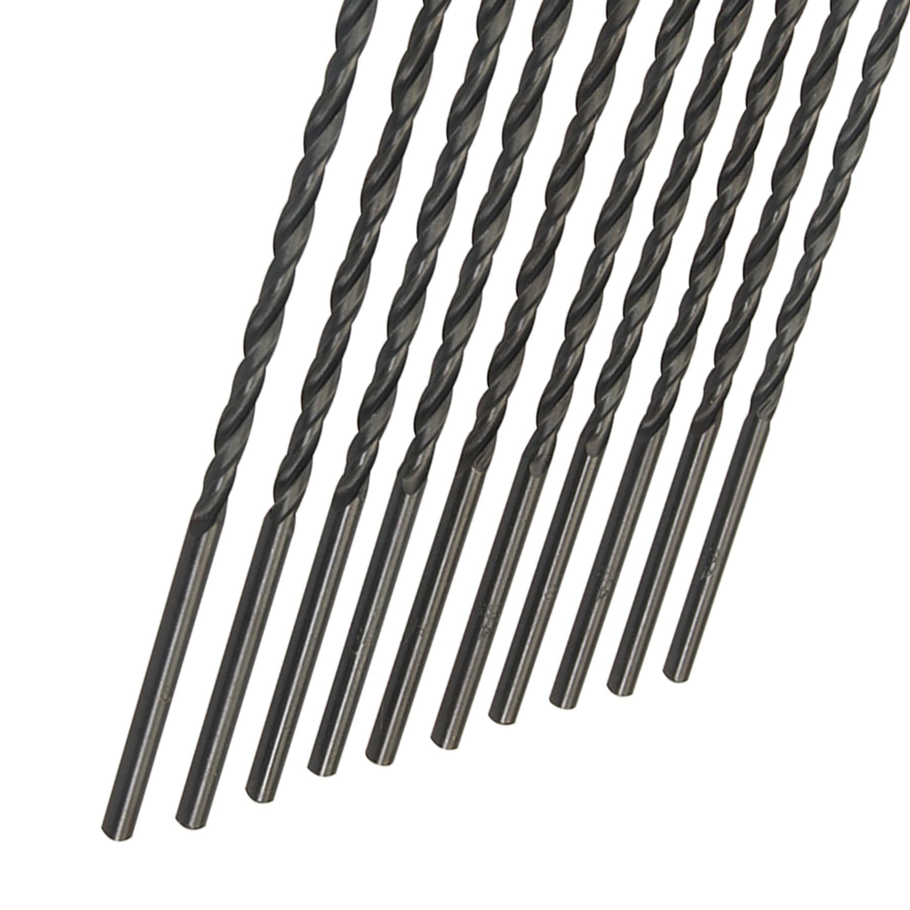 Long HSS Metric Jobber Drill Bits 4mm x 119mm Metal Steel Wood Plastic 10pk