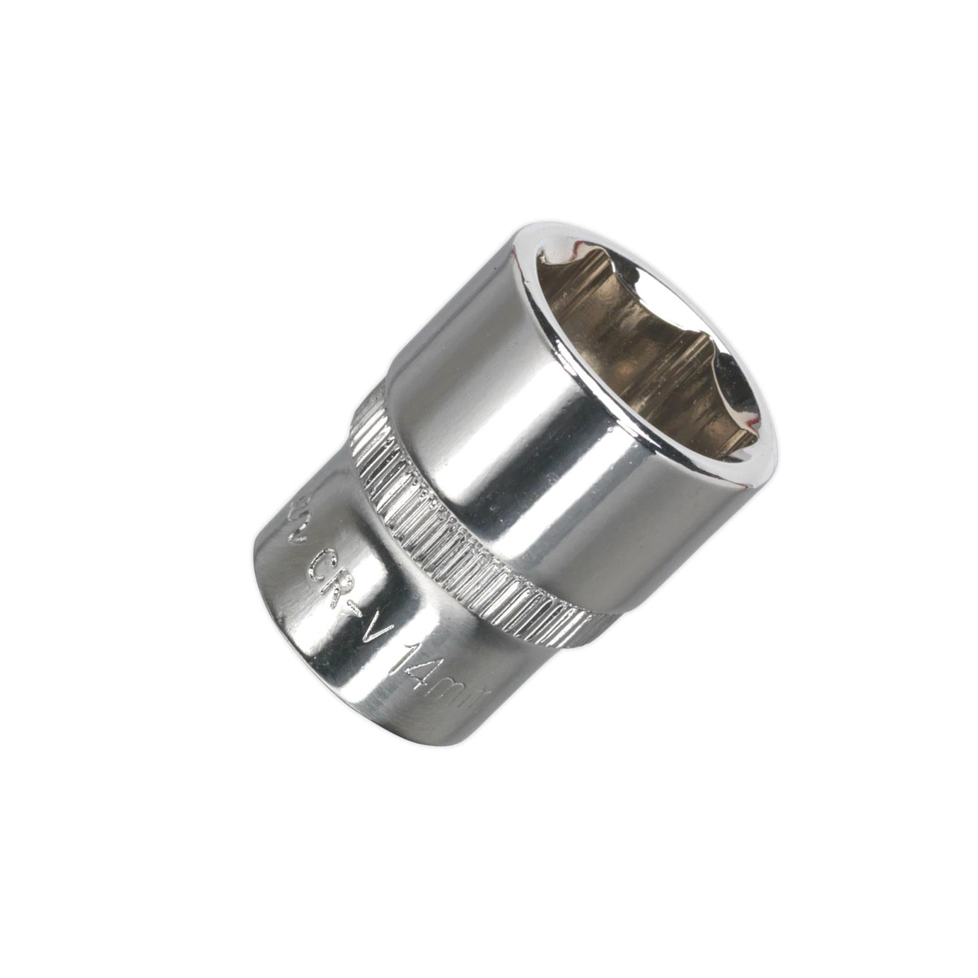 Sealey WallDrive Socket 14mm 1/4"Sq Drive Fully Polished