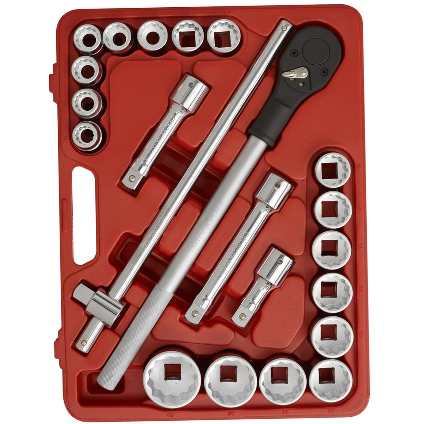 Sealey Socket Set 22pc 3/4"Sq Drive 12-point WallDrive Metric