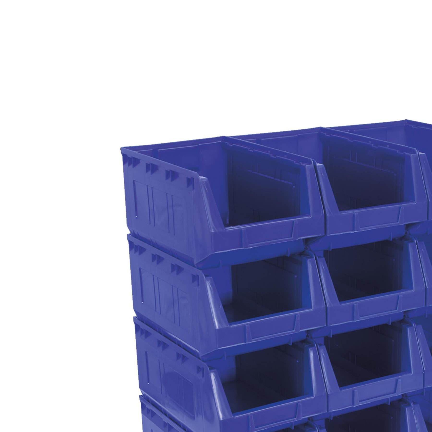 Sealey Plastic Storage Bin 210 x 355 x 165mm - Blue Pack of 12