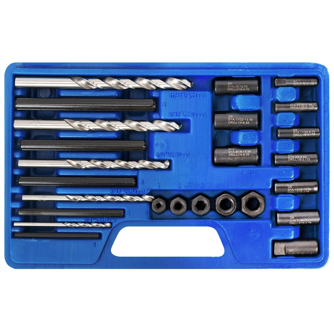 Blue Spot 25 PCE Stud & Bolt Extractor Kit