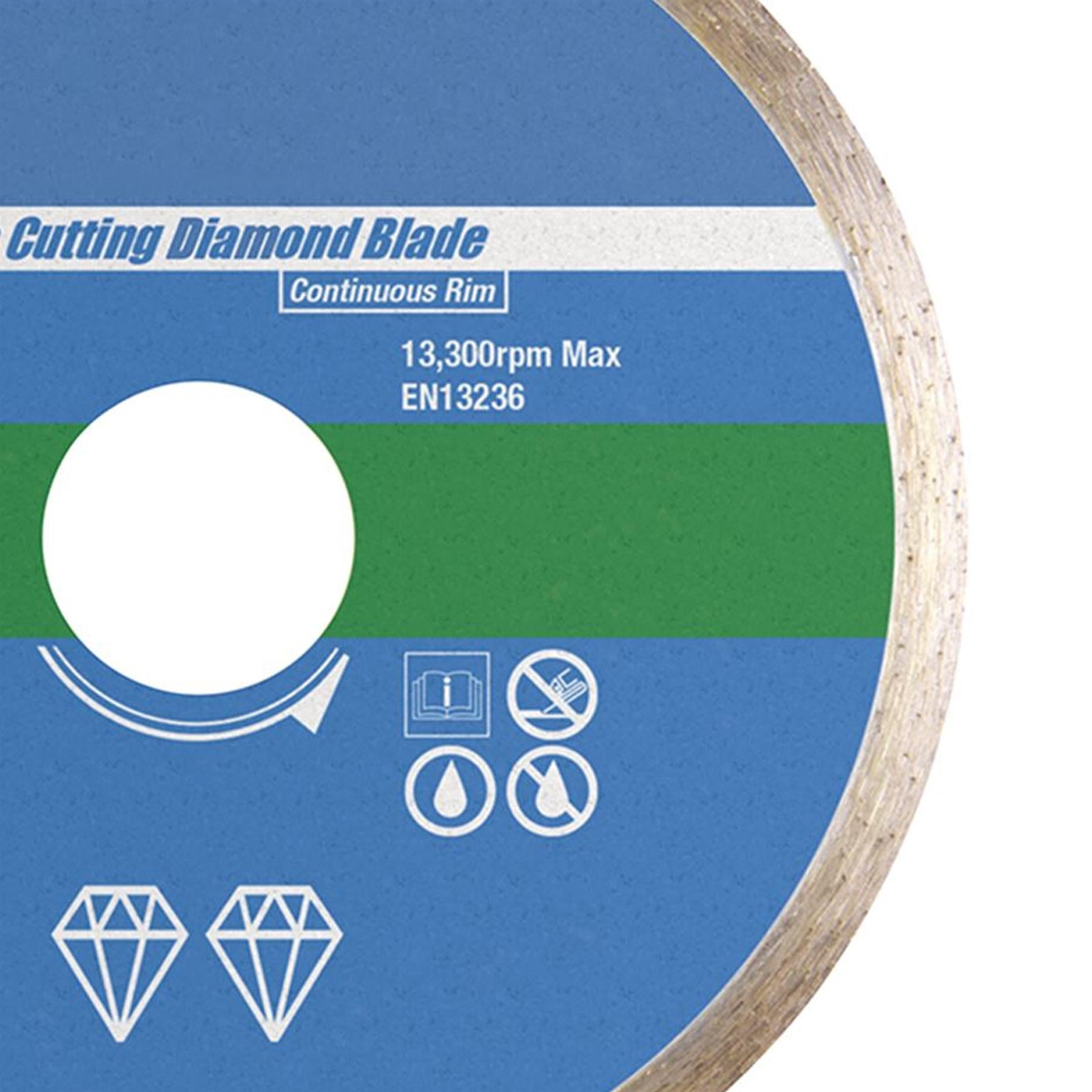 Tile Cutting Diamond Disc 110mm X 22.2mm Continuous Rim Blade Brand New