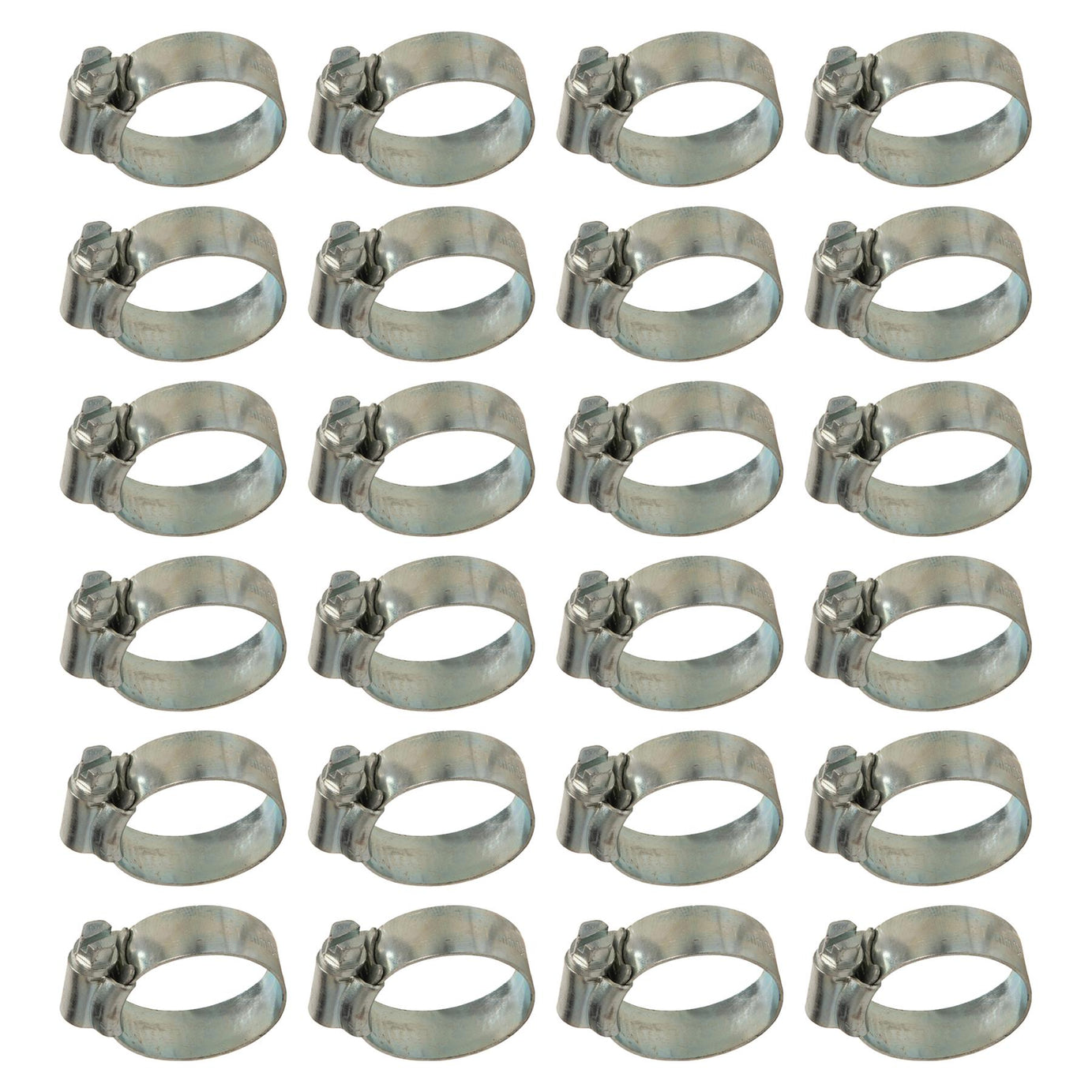 20 x Hose Clips Genuine Worm Drive Fuel Hose Clamps Clips 22 - 30mm