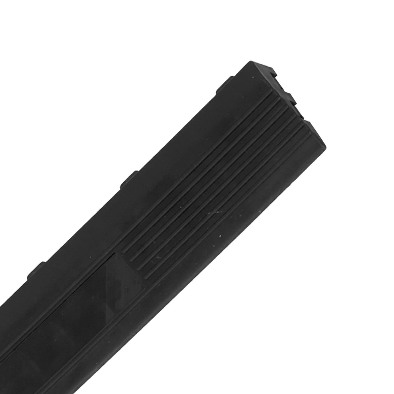 Sealey Polypropylene Floor Tile Edge 400x60mm Black Female-Pk of 6