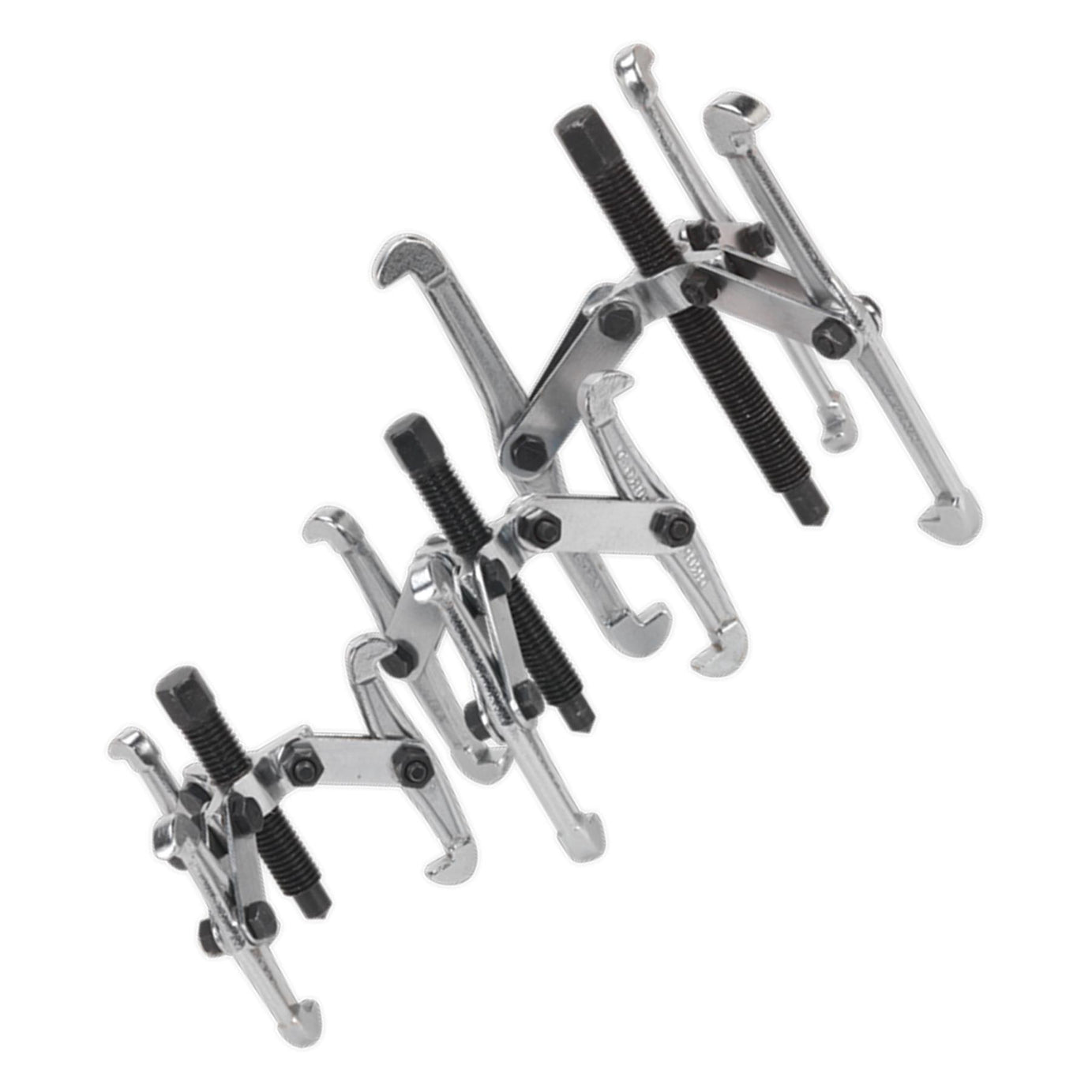 Sealey 3pc Triple Leg Gear Reversible Puller Set