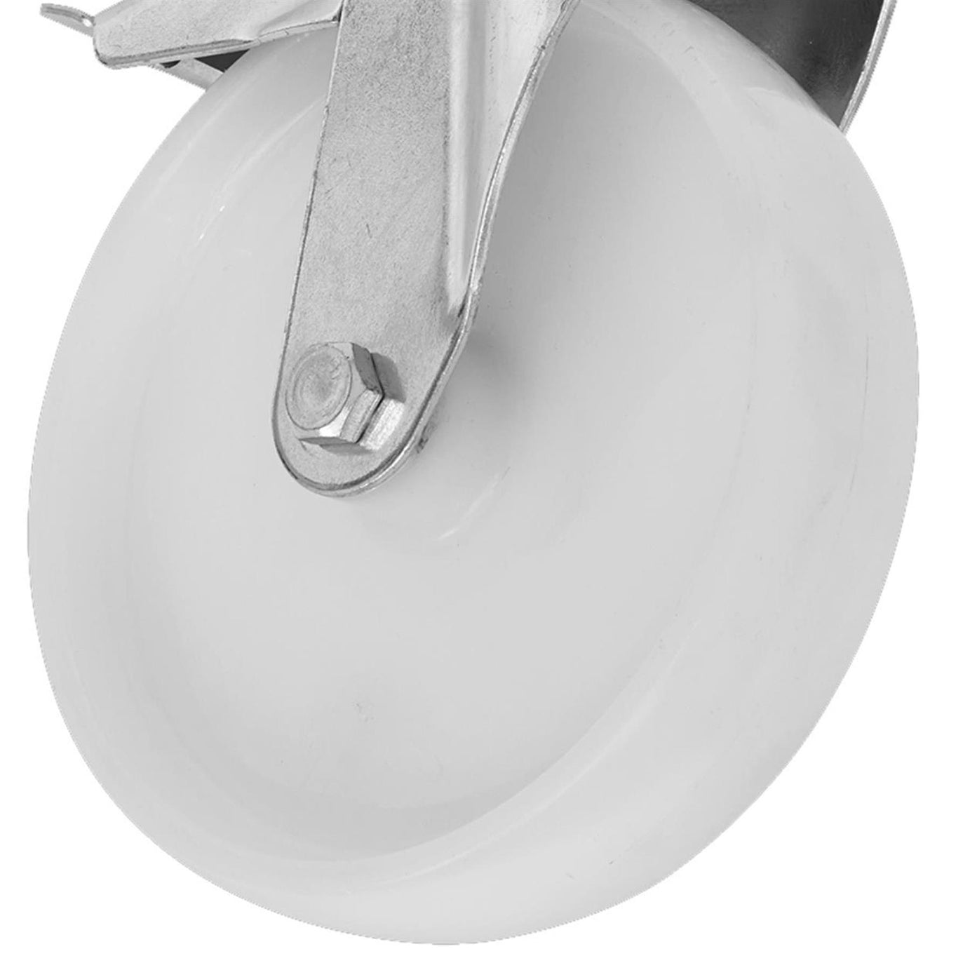 Sealey Heavy-Duty Nylon Castor Wheel Swivel Total Lock 80mm