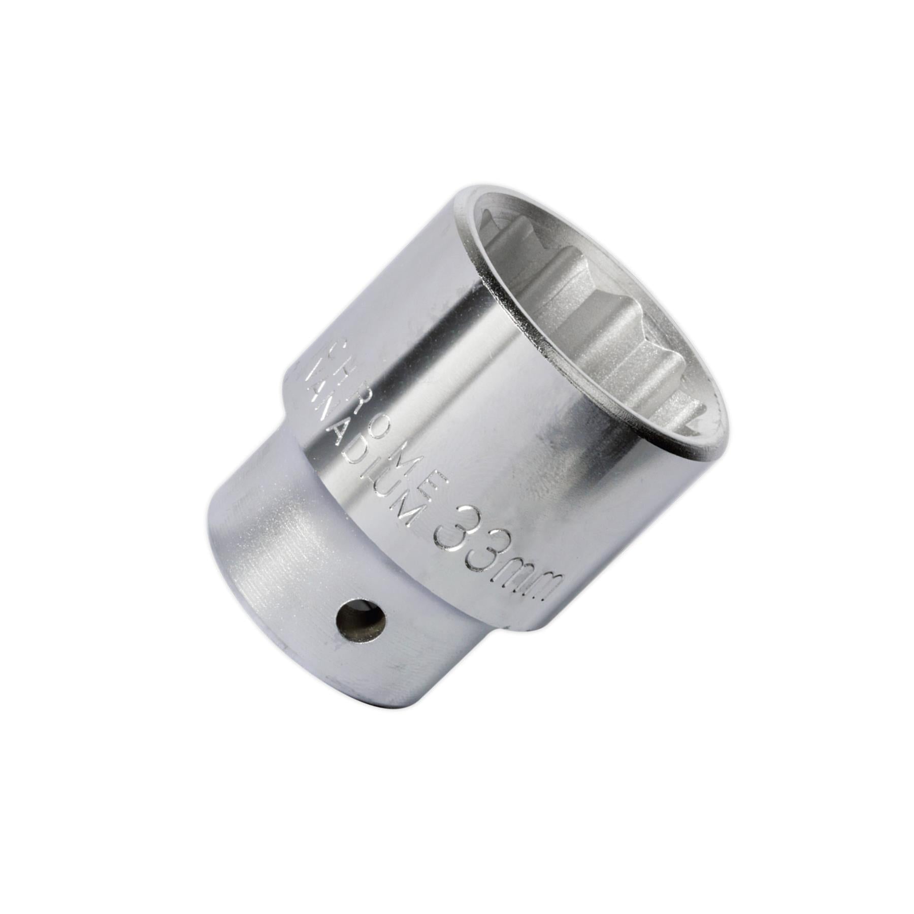 Sealey WallDrive Socket 33mm 3/4"Sq Drive