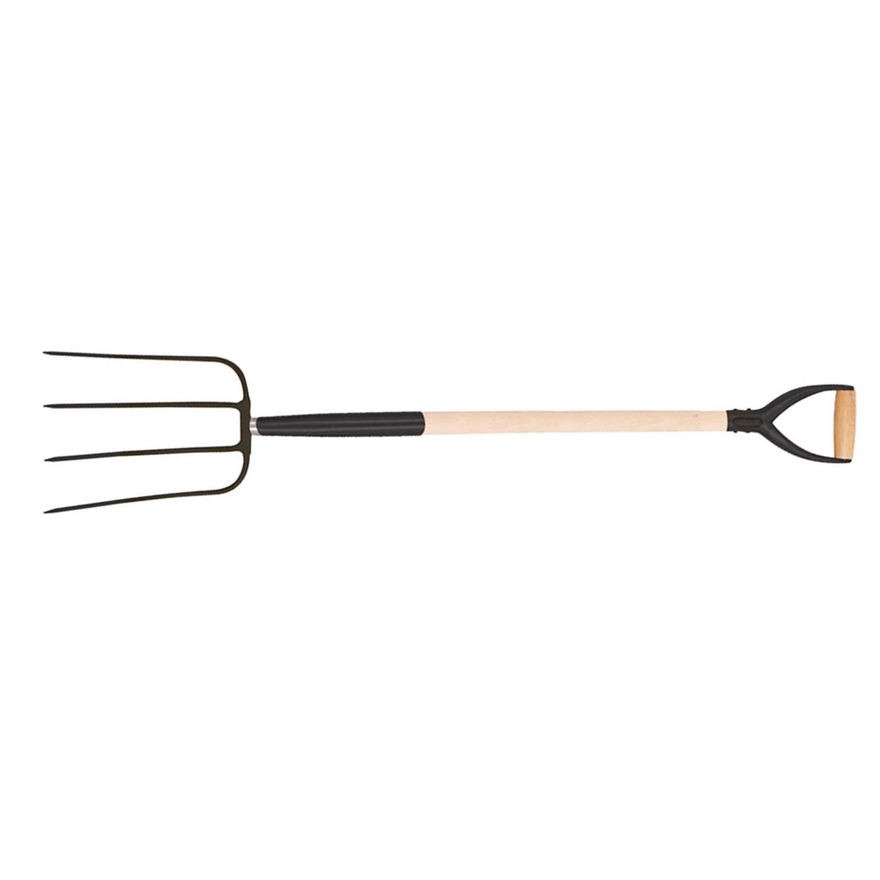 Muck Fork 1100mm Gardening Tool Head L X W: 330 X 195mm Head Weight 0.9Kg