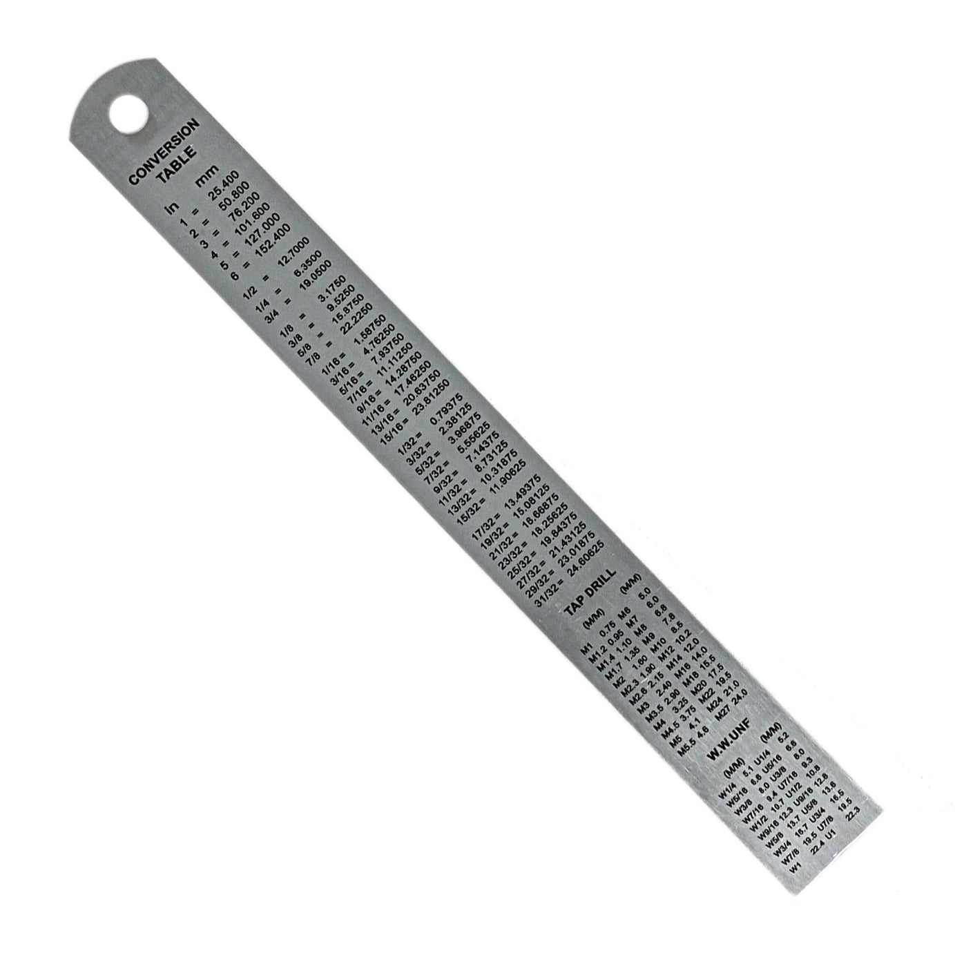 Steel Ruler 150mm Metric Imperial Building Engineering Ruler Worskshop DIY