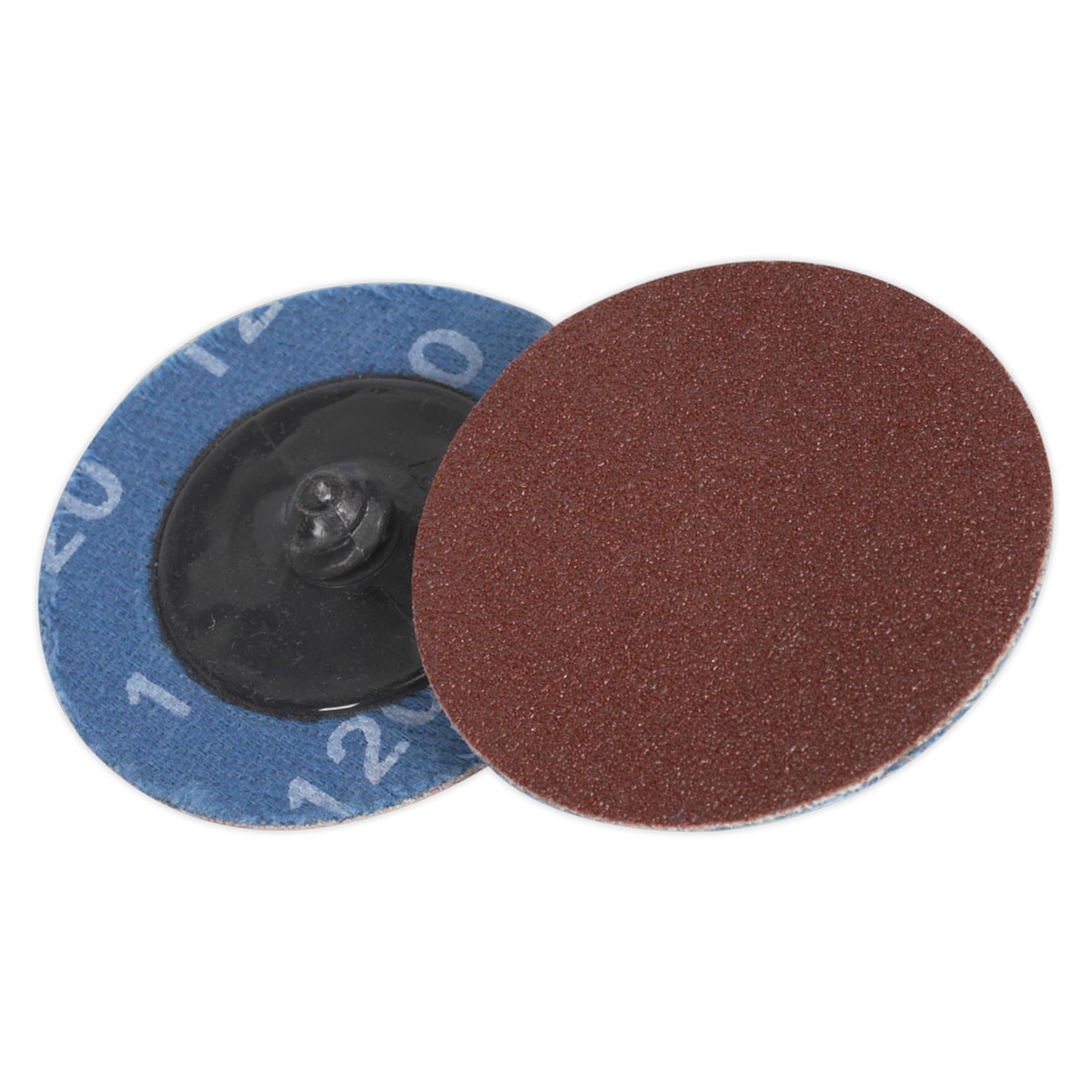 Sealey Quick-Change Sanding Disc 50mm 120Grit Pack of 10