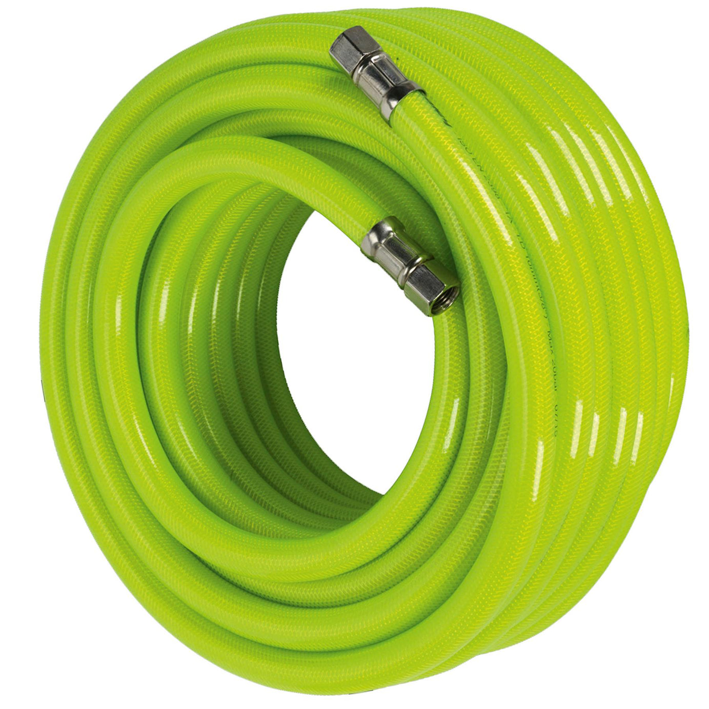 Sealey Air Hose High-Visibility 15m x 10mm with 1/4"BSP Unions
