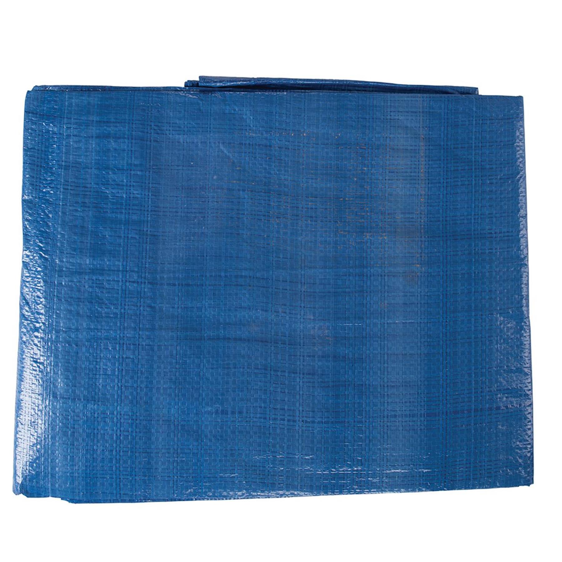 Tarpaulin Waterproof Sheet 4.8Mx6.1M Heavy Duty Cover Tarp Pvc Tear Proof