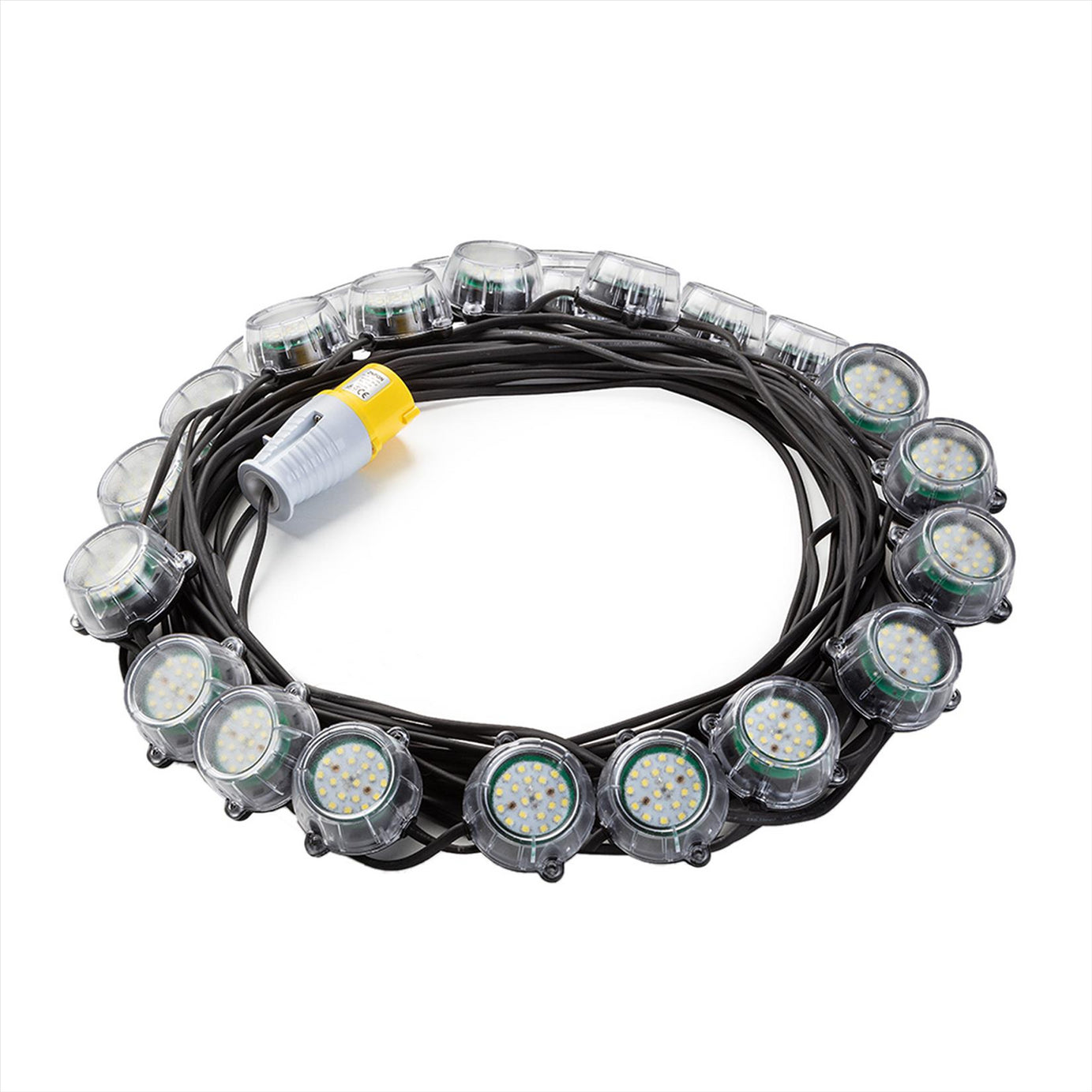 Defender 50m Heavy Duty LED Encapsulated Festoon String Lights 120W 110V 120W