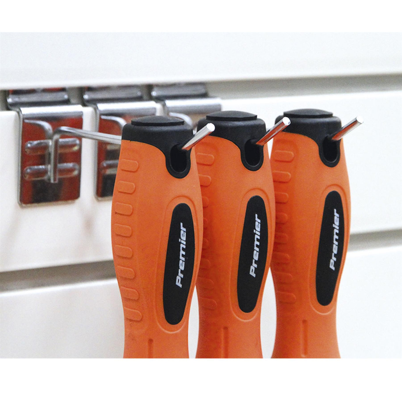 Sealey Screwdriver Set 8pc Hi-Vis Orange