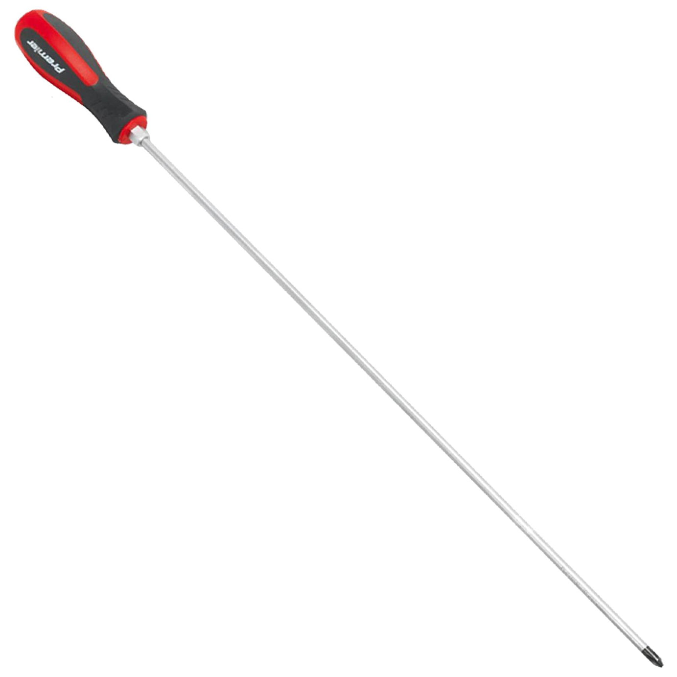 Sealey 5pc Screwdriver Set Hammer Thru Extra Long Slotted Phillips Pozi 450mm