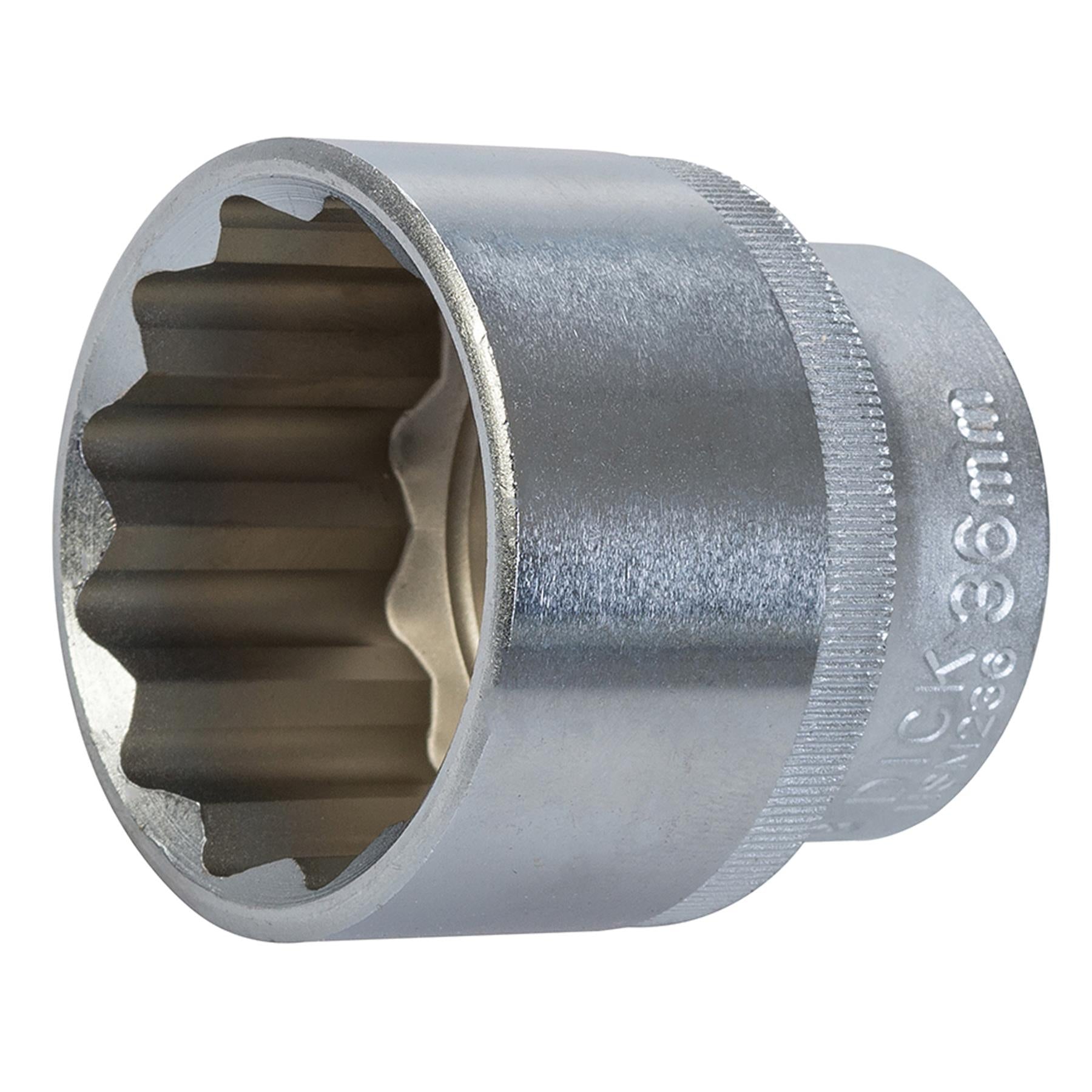 King Dick 36mm 1/2" Metric Socket 12 Point (12PT) Heavy Duty