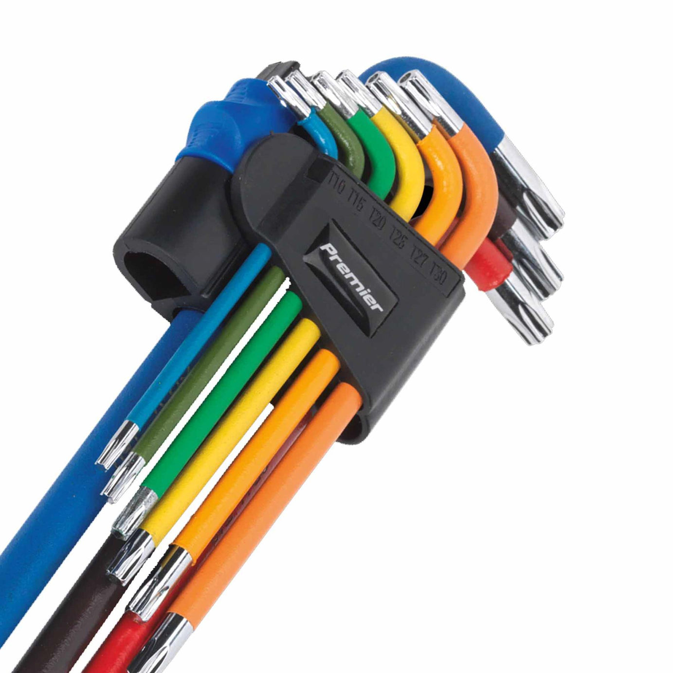 Sealey TRX-Star* Key Set 9pc Colour-Coded Long