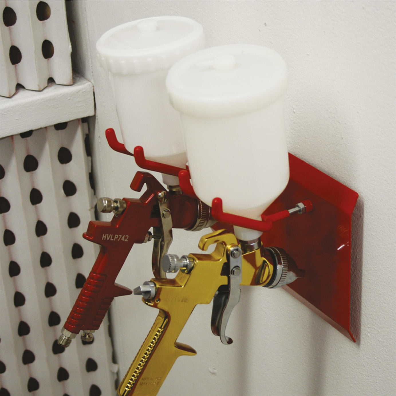 Sealey Magnetic Spray Gun Holder - 2 Gun