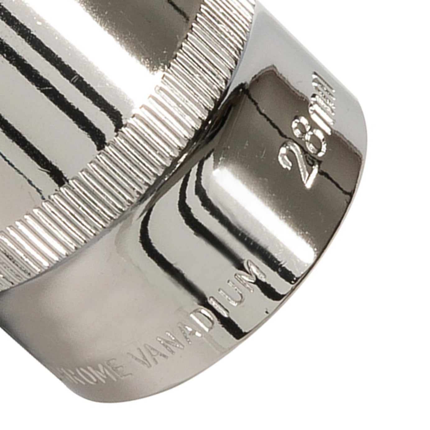 Socket 1/2" Drive Metric Hex Square 28mm Individual Hex Polished Crv Quality
