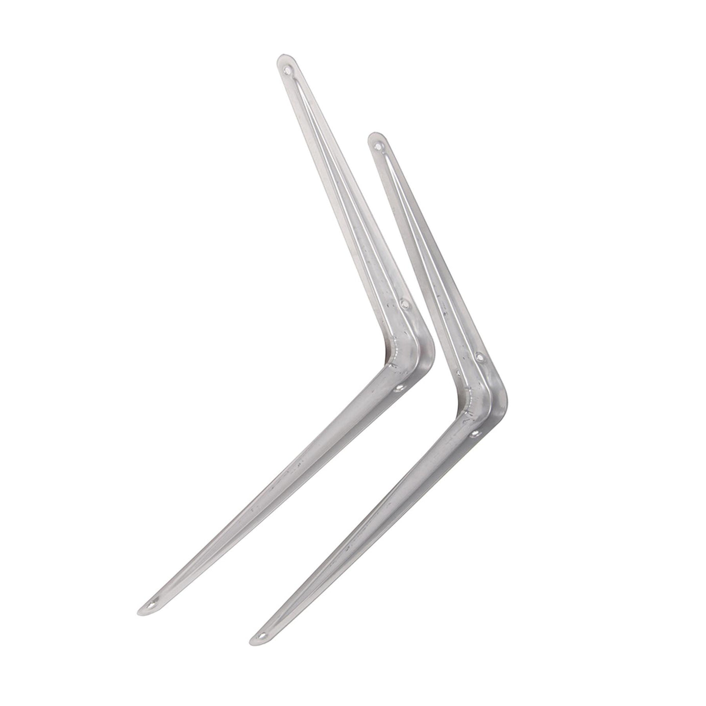 20Pce London Grey Shelf Bracket Display Box - 250 X 200mm Light To Medium Weight