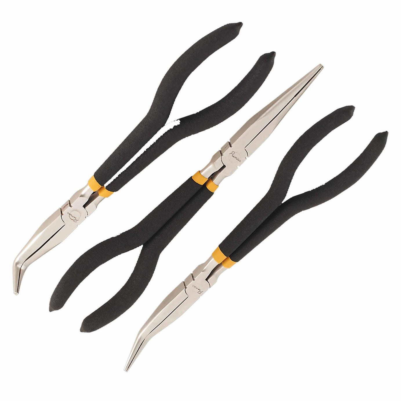Sealey Needle Nose Pliers Set 3pc 280mm Ni-Fe Finish