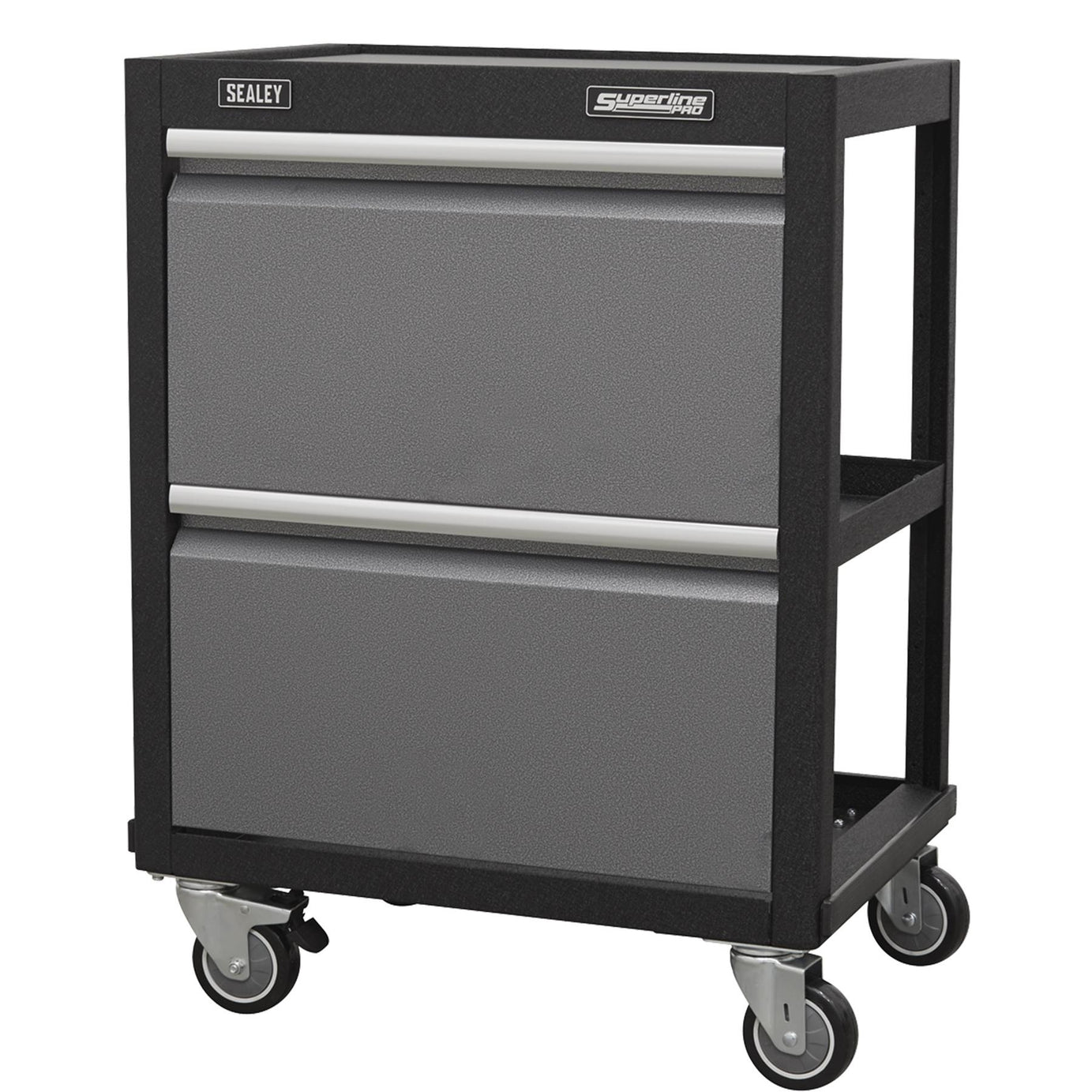 Sealey Modular Mobile Workshop Trolley Aluminium handles.