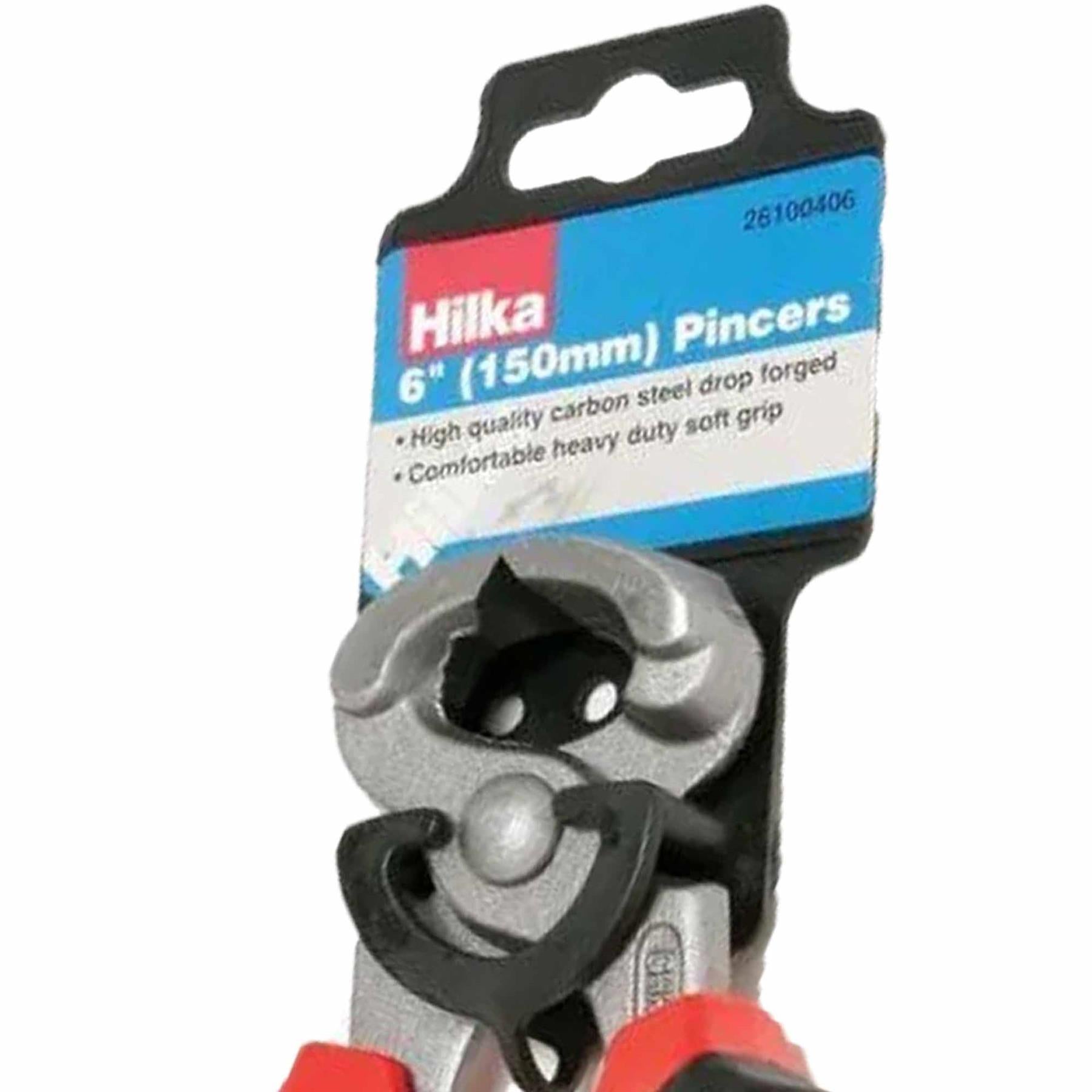 6" 150mm Carpenter Pincer Soft Grip Handle Nail Remover Tool