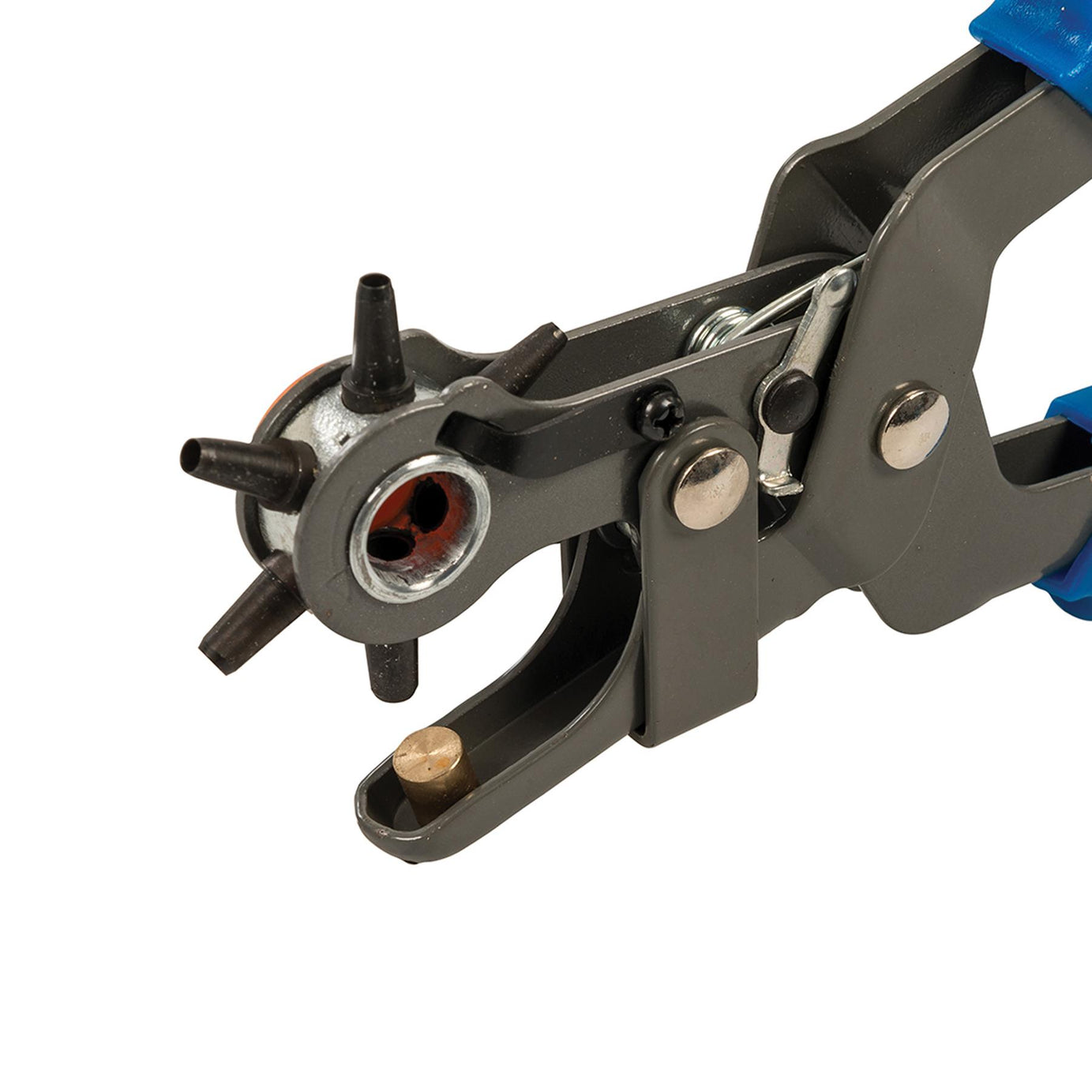 Spring Loaded Handle Hole Punch Pliers 2 - 4.5mm Belt Holes Leather, Crafts