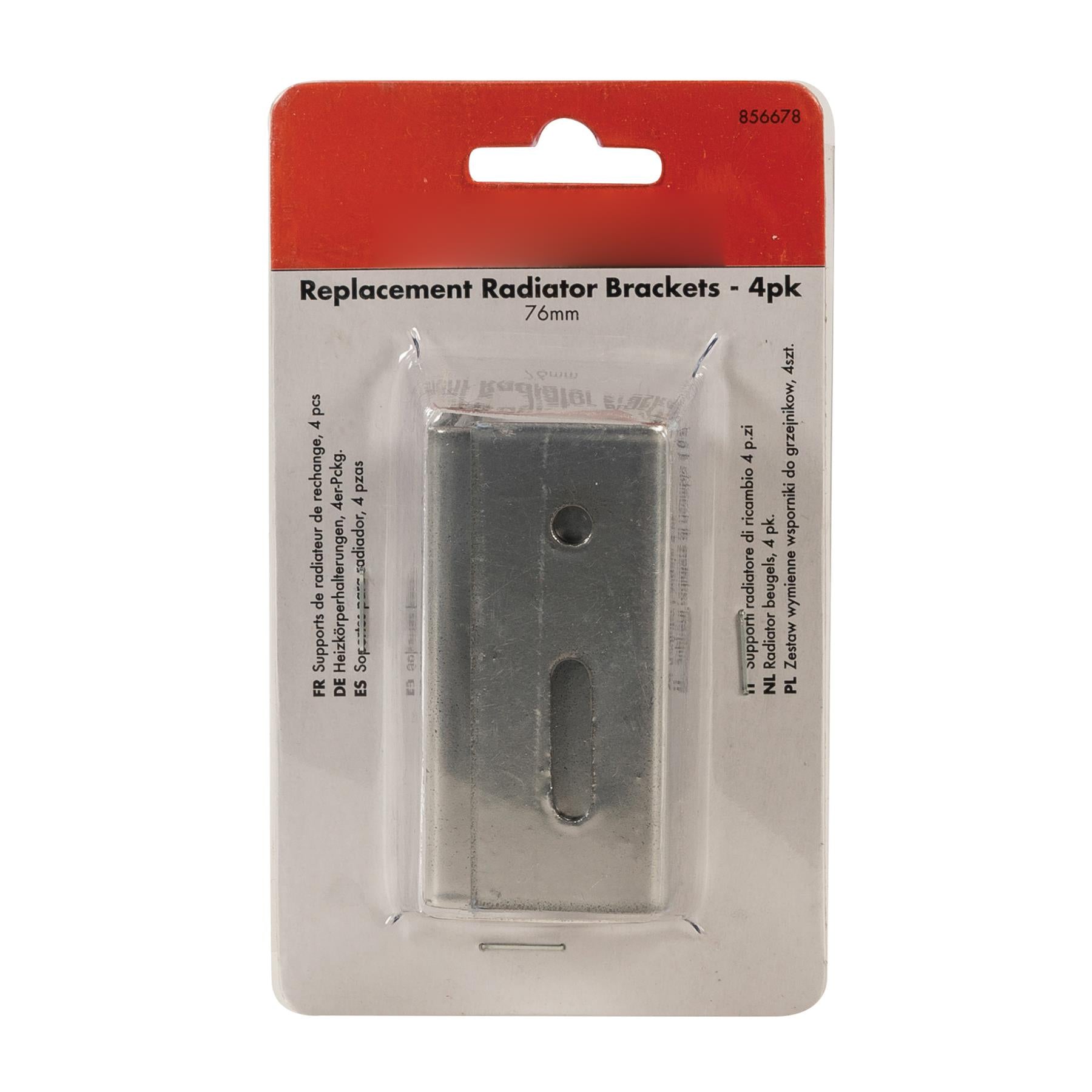 Replacement Radiator Brackets Corossion Resistant Fits Hanging Radiator 4Pk 76mm
