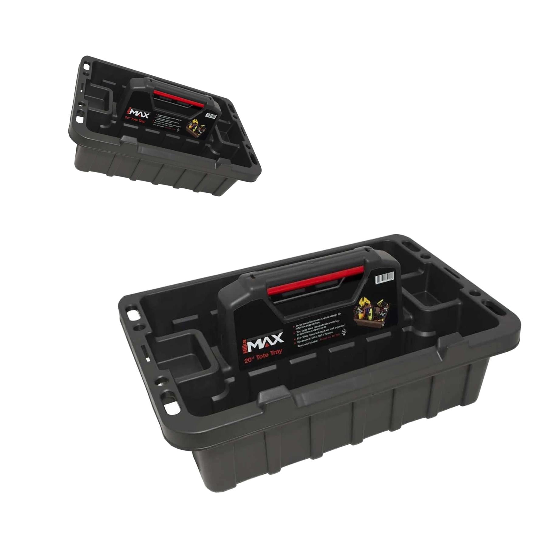 Impact resistant multi-purpose Max 20" Tote Tray