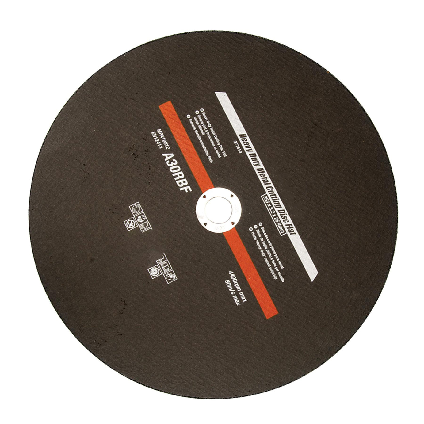 Heavy Duty Metal Cutting Disc Flat 355 x 3.2 x 25.4mm Angle Grinder  Long life