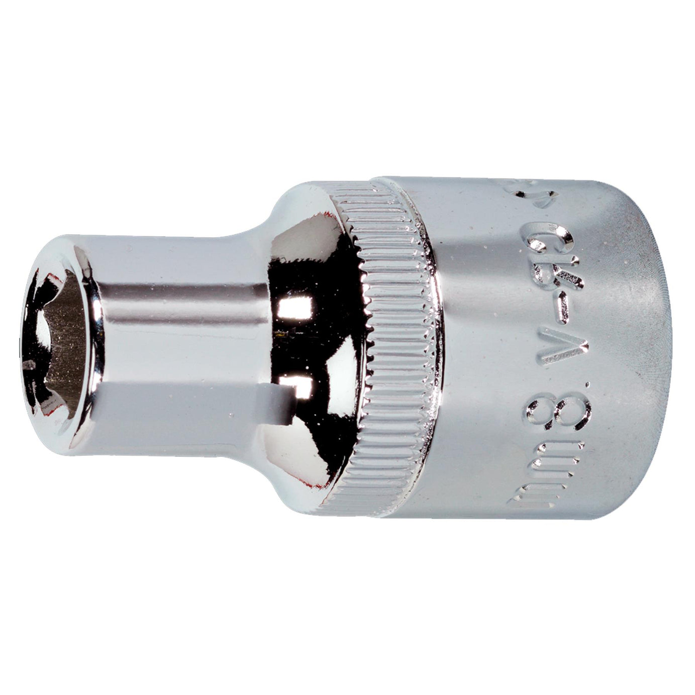 Sealey WallDrive Socket 8mm 1/2"Sq Drive Fully Polished
