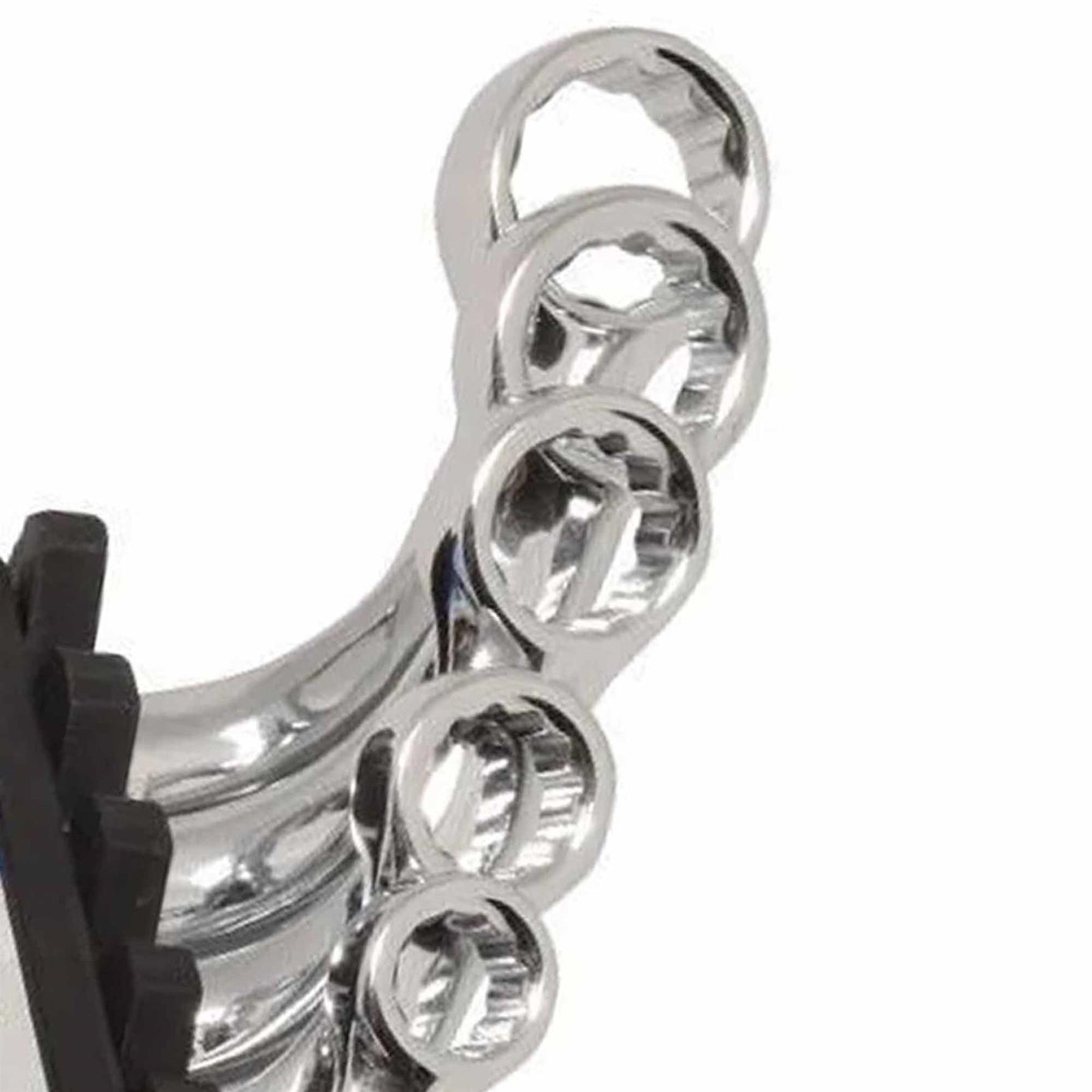 Hilka 5pcs Type Double Ended Ring Spanner Wrench Set 10-19mm Metric