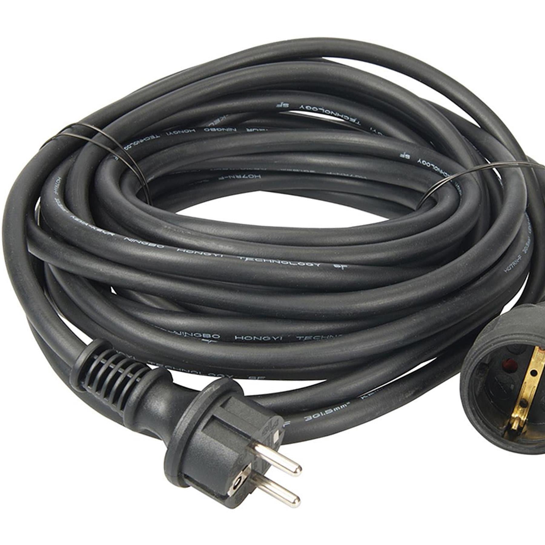 European Type F Schuko Extension Lead 10 Meter F Cee 7/4 Socket & Schuko Cee 7/7