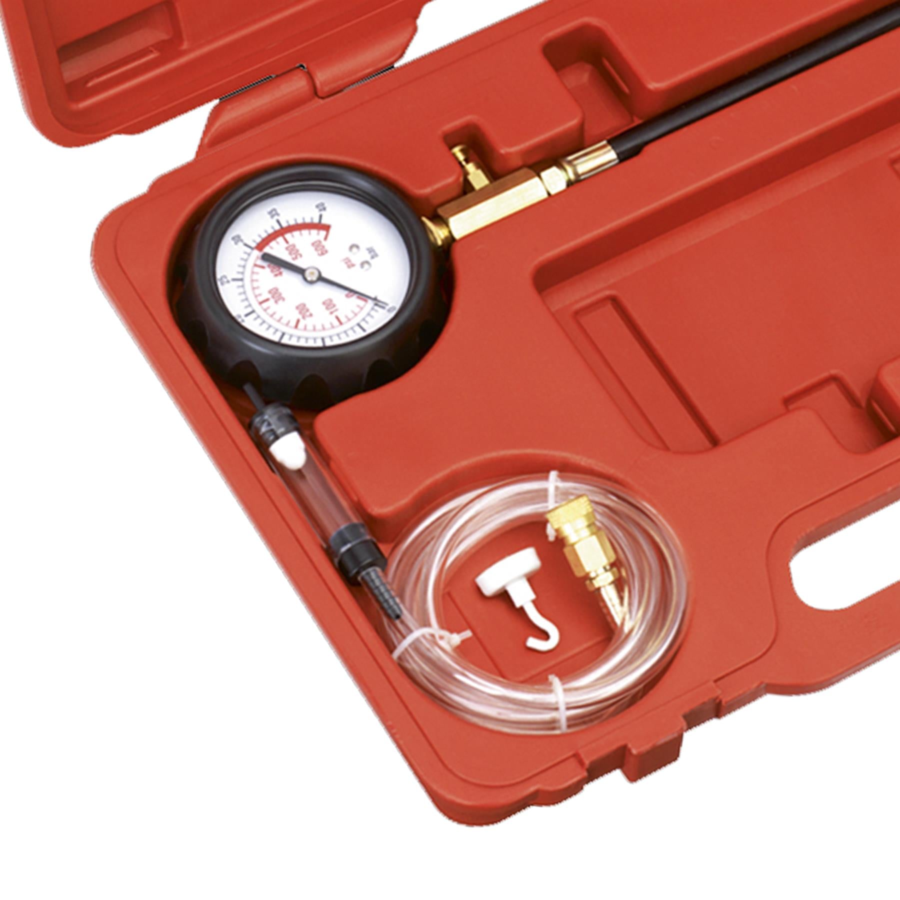 Diesel Compression Gauge, Hose & TDC Base Kit VSE3157 SYC Sealey