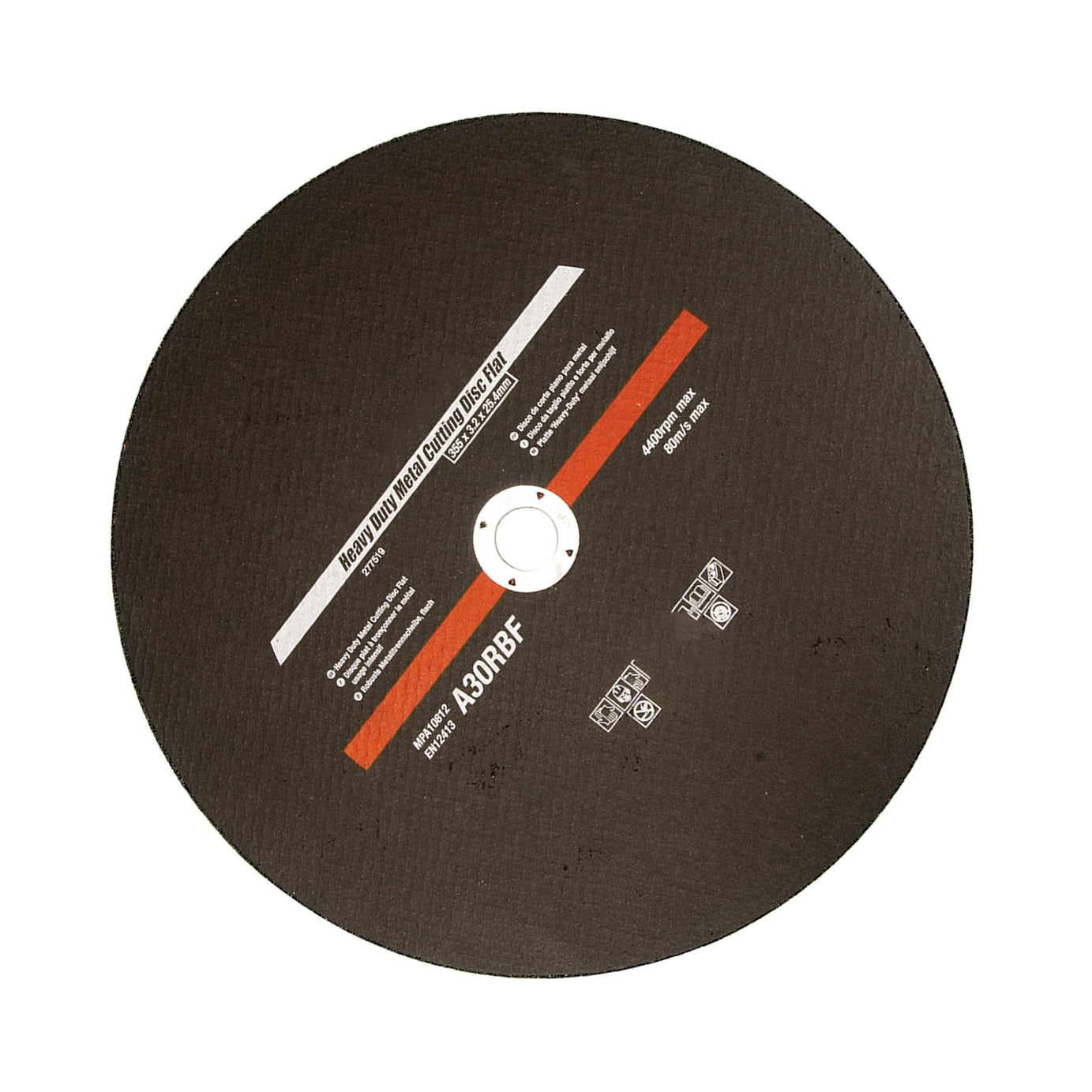 Heavy Duty Metal Cutting Disc Flat 355 x 3.2 x 25.4mm Angle Grinder  Long life