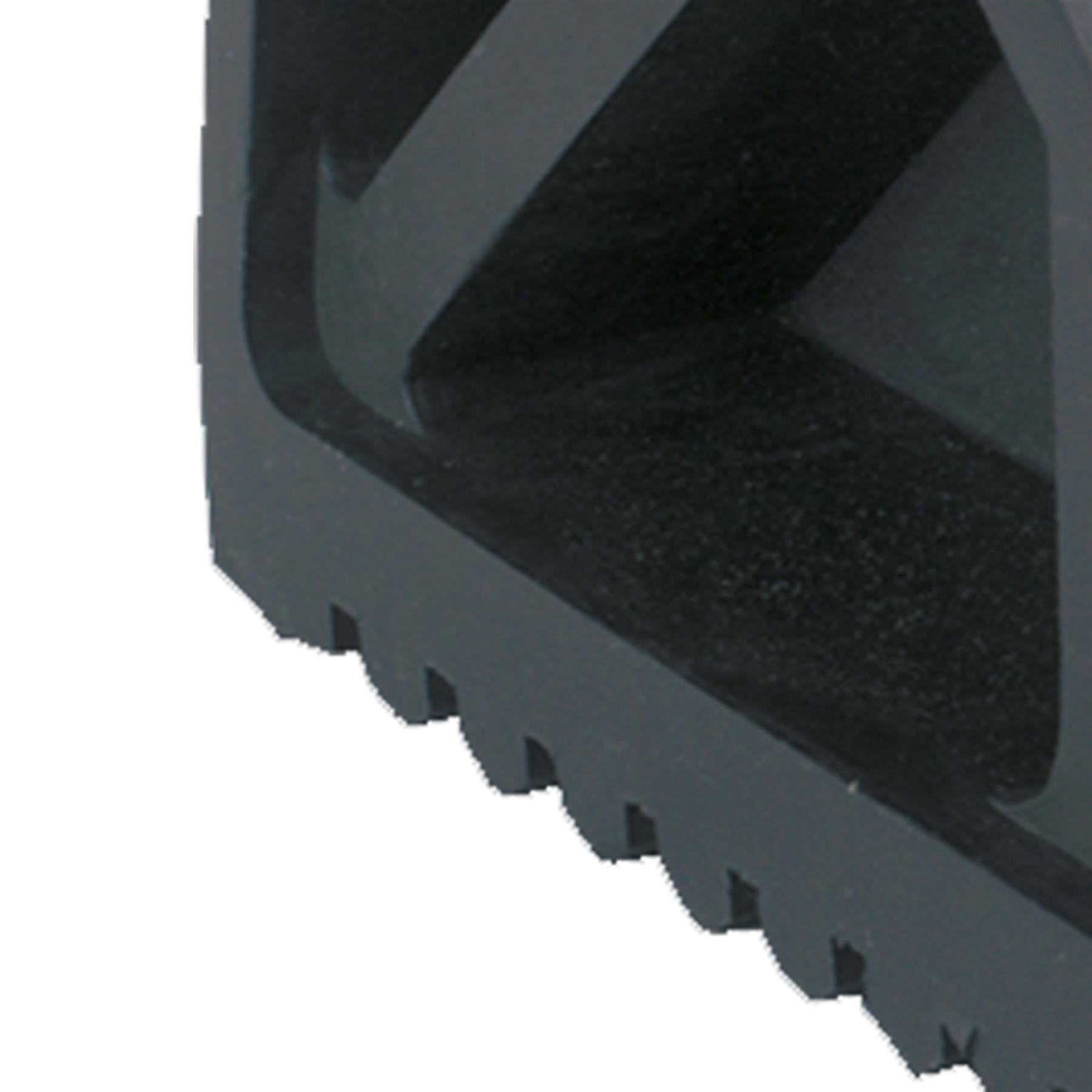 Rubber Wheel Chocks 3.3kg - Pair Two rubber wheel chocks Sealey