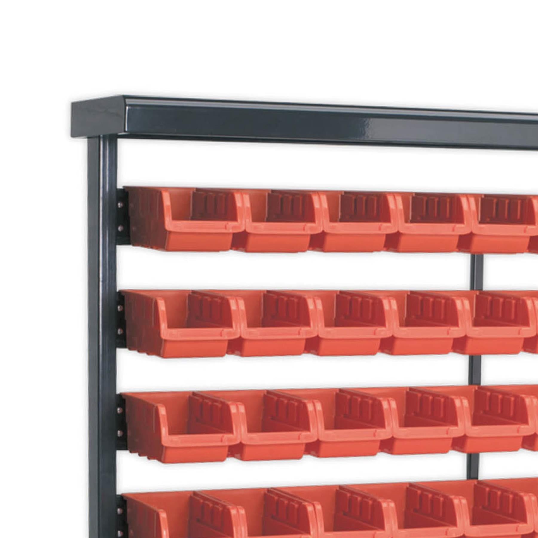 Sealey Bin Storage System 47 Bins Steel racking Blue