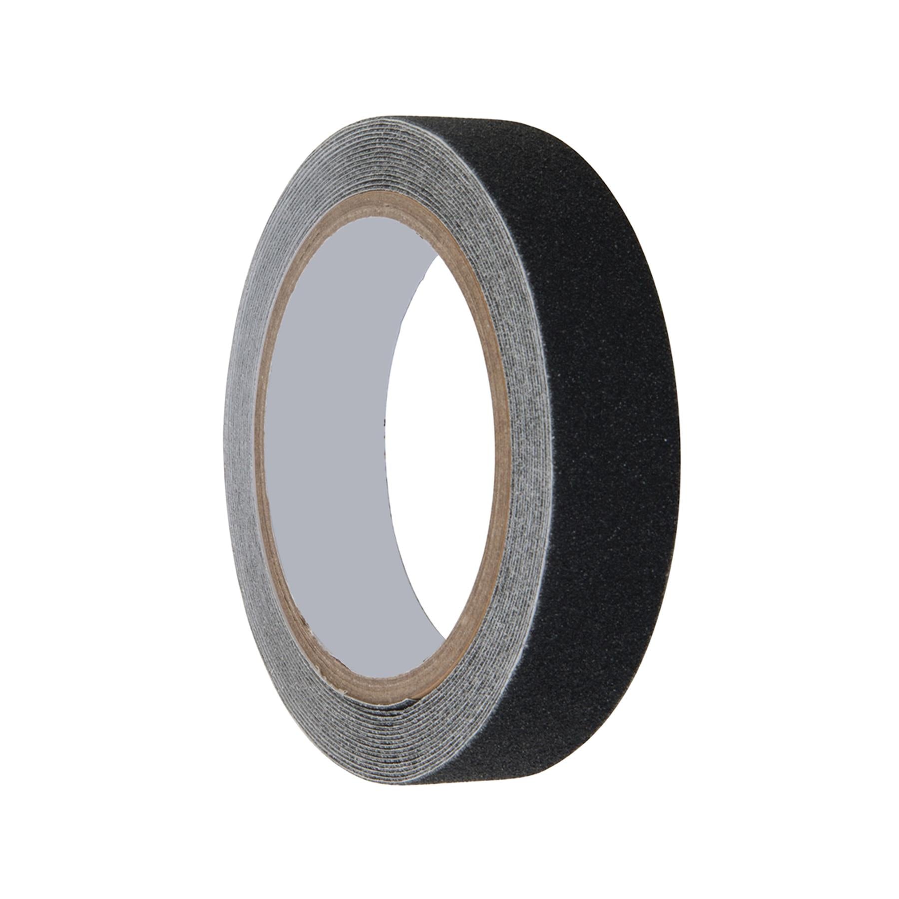 Fixman Anti-Slip Tape 24mm x 5m Black 190274 Sticky Roll Slipery Surfaces Ramps
