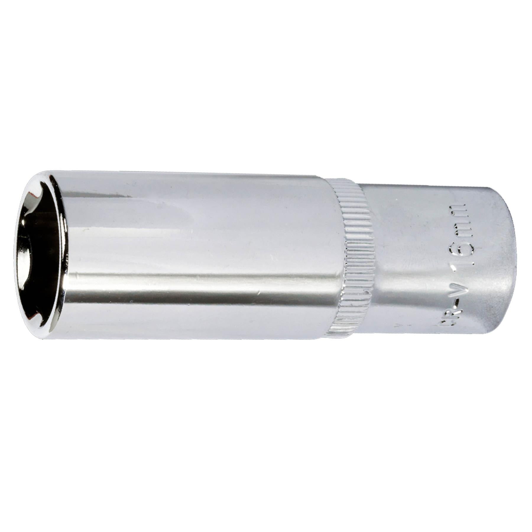 Sealey WallDrive Socket 16mm Deep 3/8"Sq Drive Fully Polished