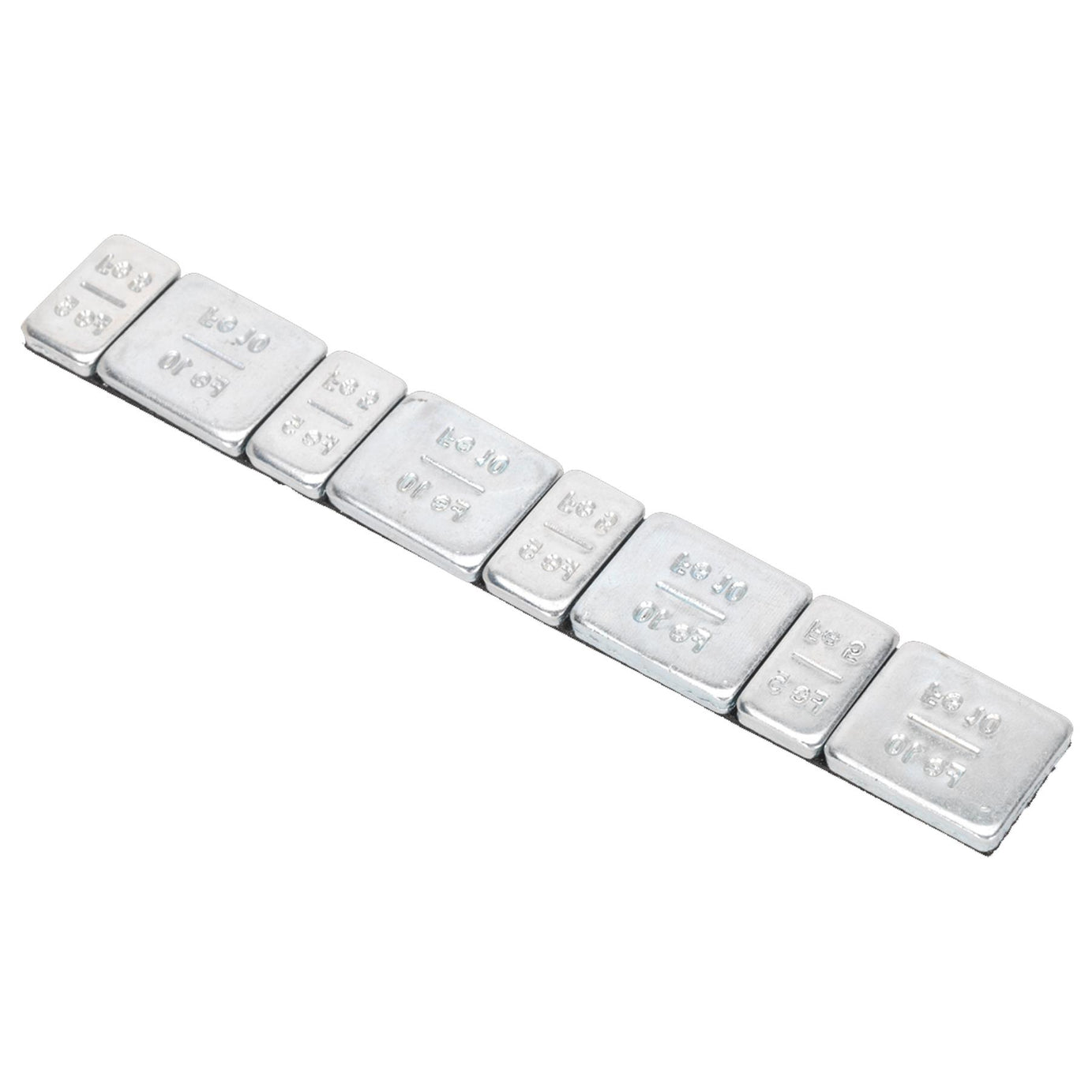 Wheel Weight 5 & 10g Adhesive Zinc Plated Steel Pk of 100x8 Sealey