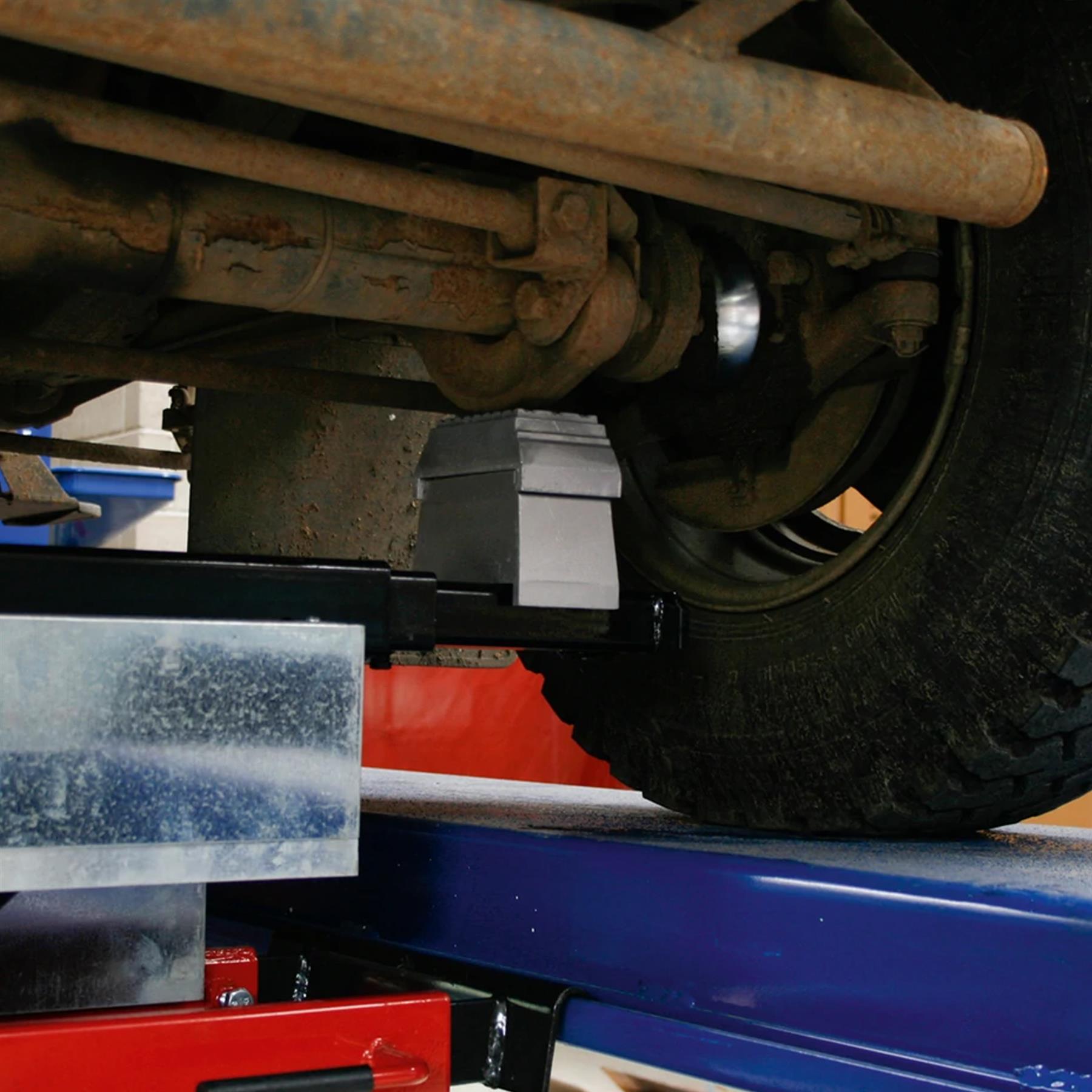 Sealey Jacking Beam 2t with Arm Extenders & Flat Roller Supports