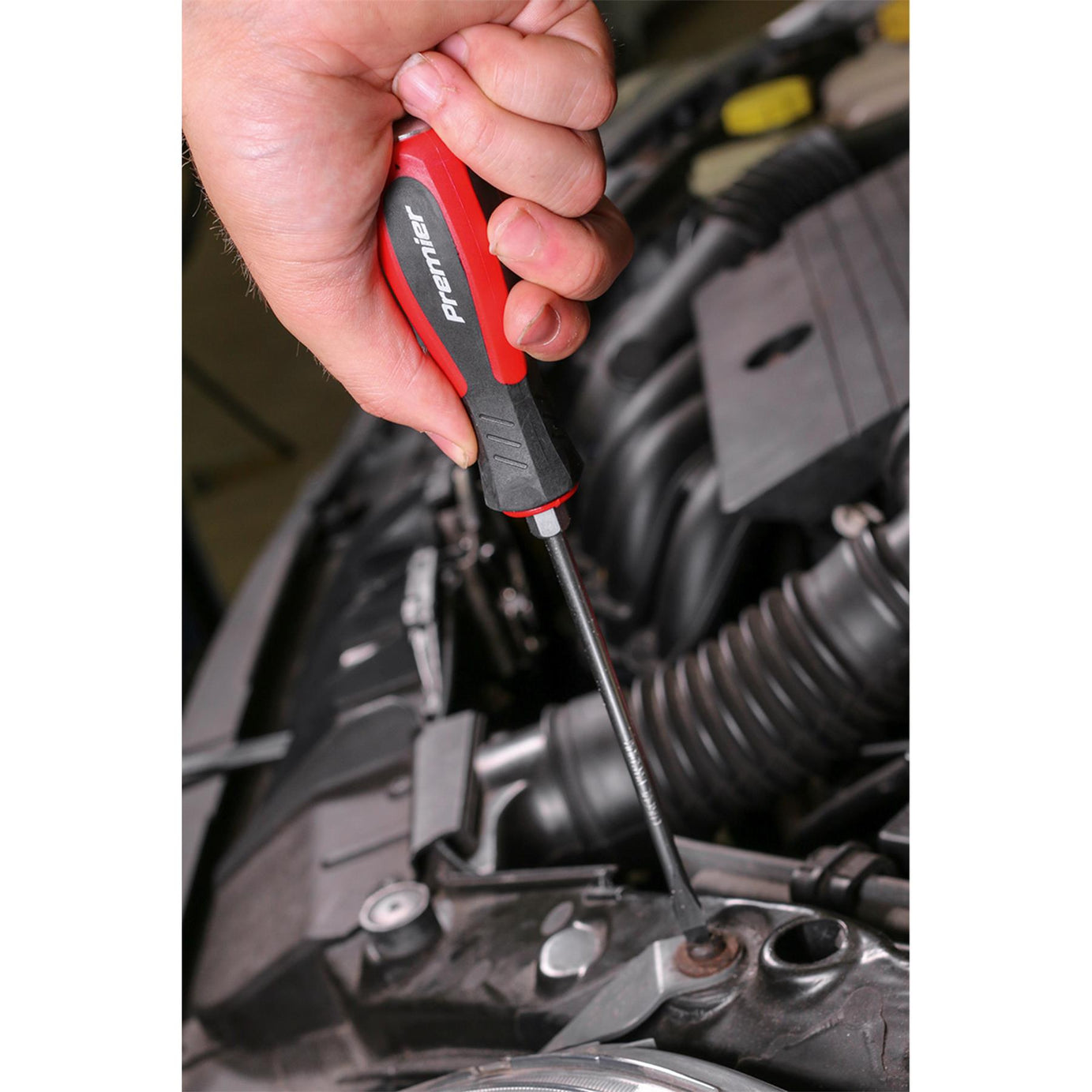 Sealey 11pc Screwdriver Set Hammer Thru Slotted Phillips Hammer Strike 38-200mm